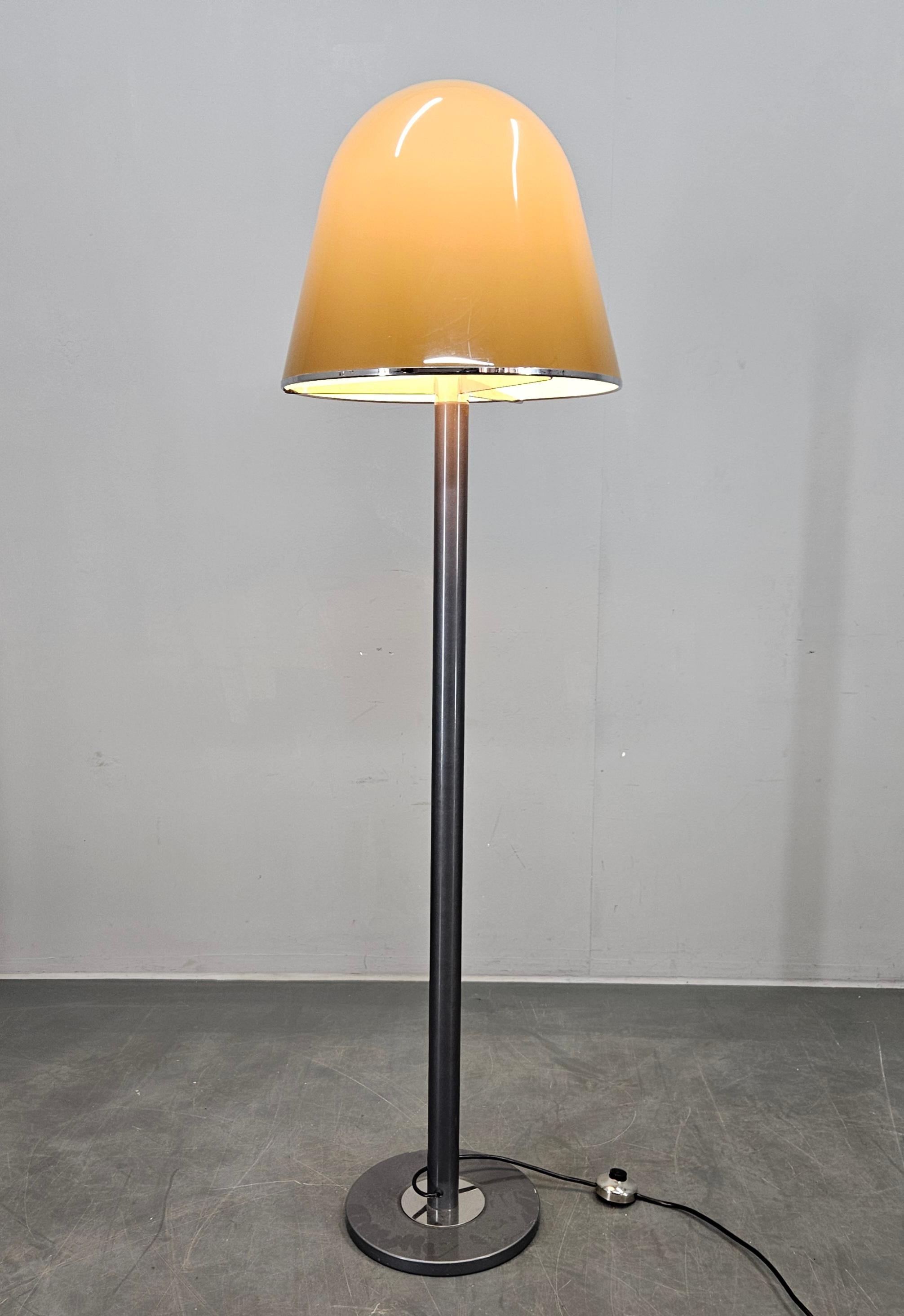 Rara lámpara de pie de mediados de siglo KUALA para Meblo, Franco Bresciani, Italia, 1970 Italiano en venta