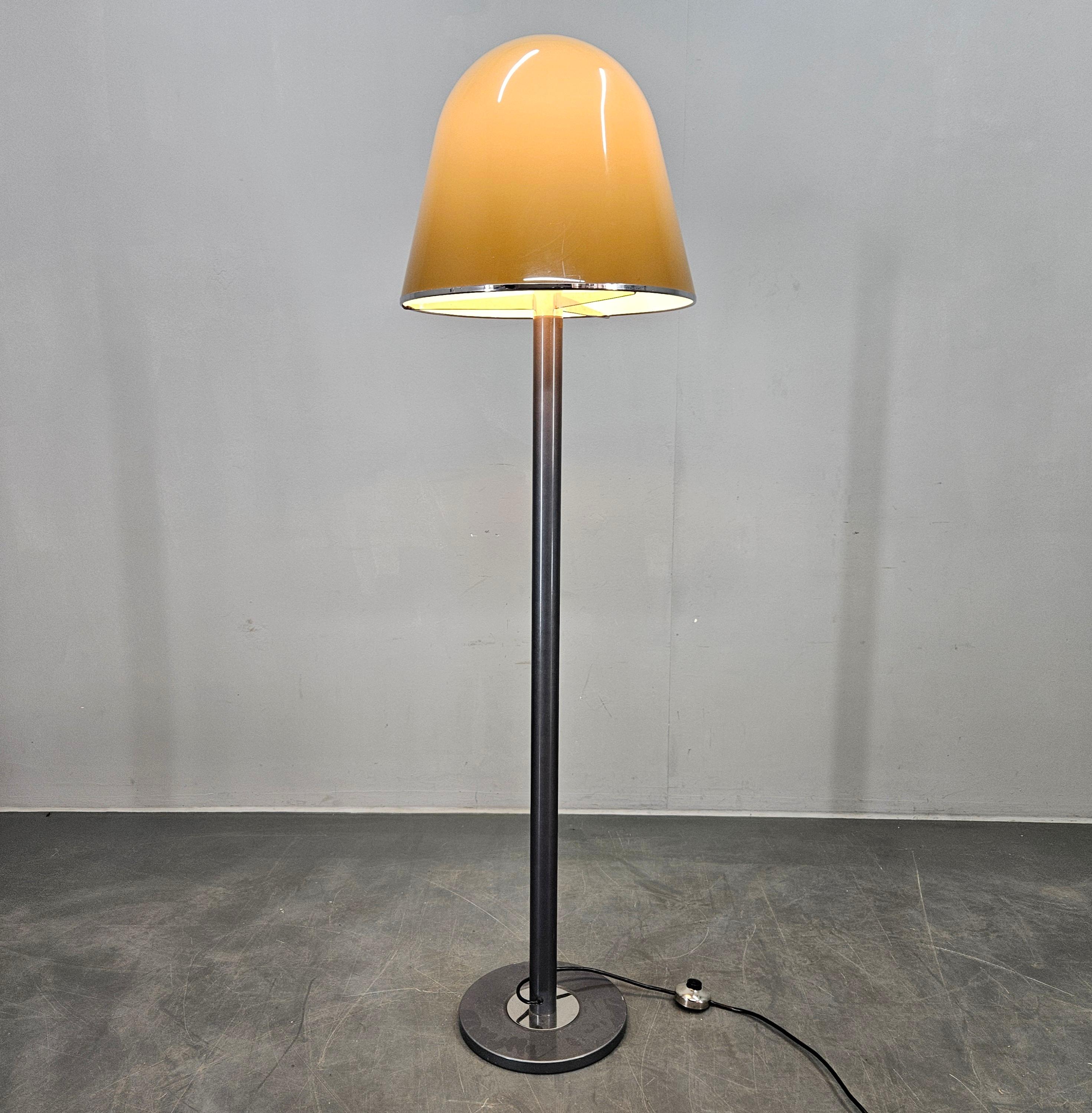 Rara lámpara de pie de mediados de siglo KUALA para Meblo, Franco Bresciani, Italia, 1970 finales del siglo XX en venta