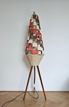 Rare Midcentury Floor Lamp Rocket, Tripod, Germany, 1960s