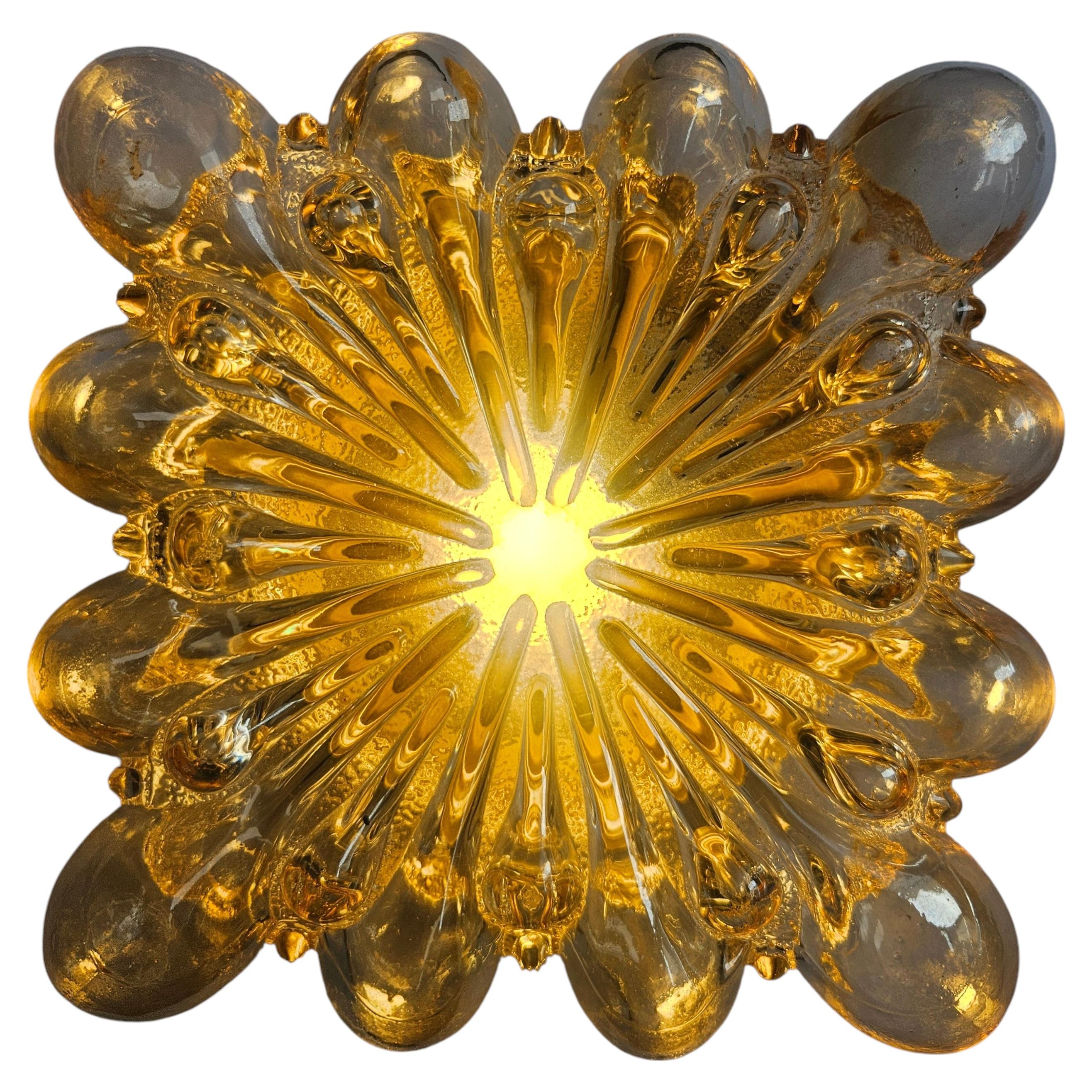 Rare Midcentury Flush Mount Limburg, Helena Tynell, Germany, 1970s