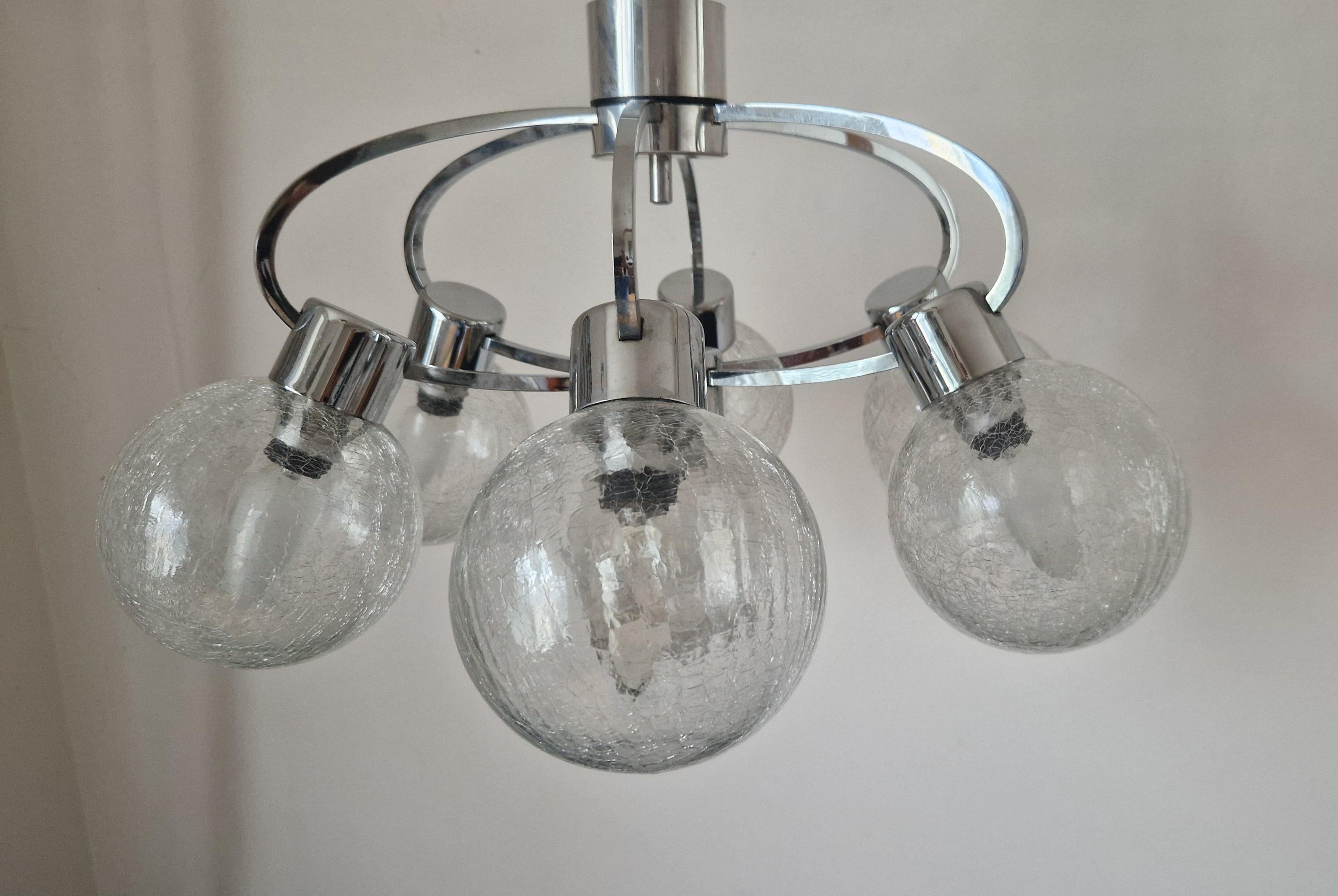 Raro lampadario o fashhount del Midcentury Galaxy, Germania, anni '70 in vendita 3