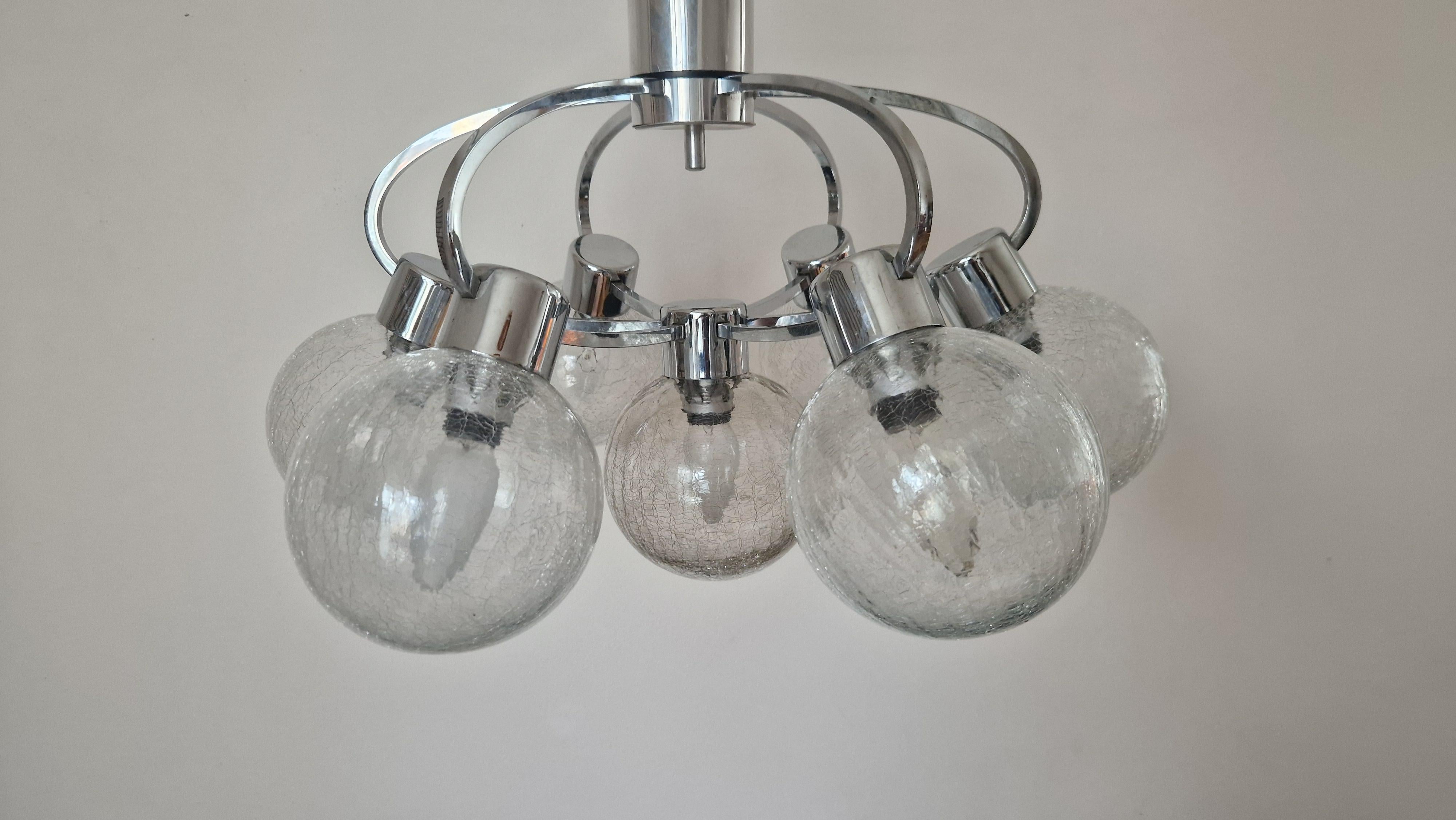 Raro lampadario o fashhount del Midcentury Galaxy, Germania, anni '70 in vendita 6