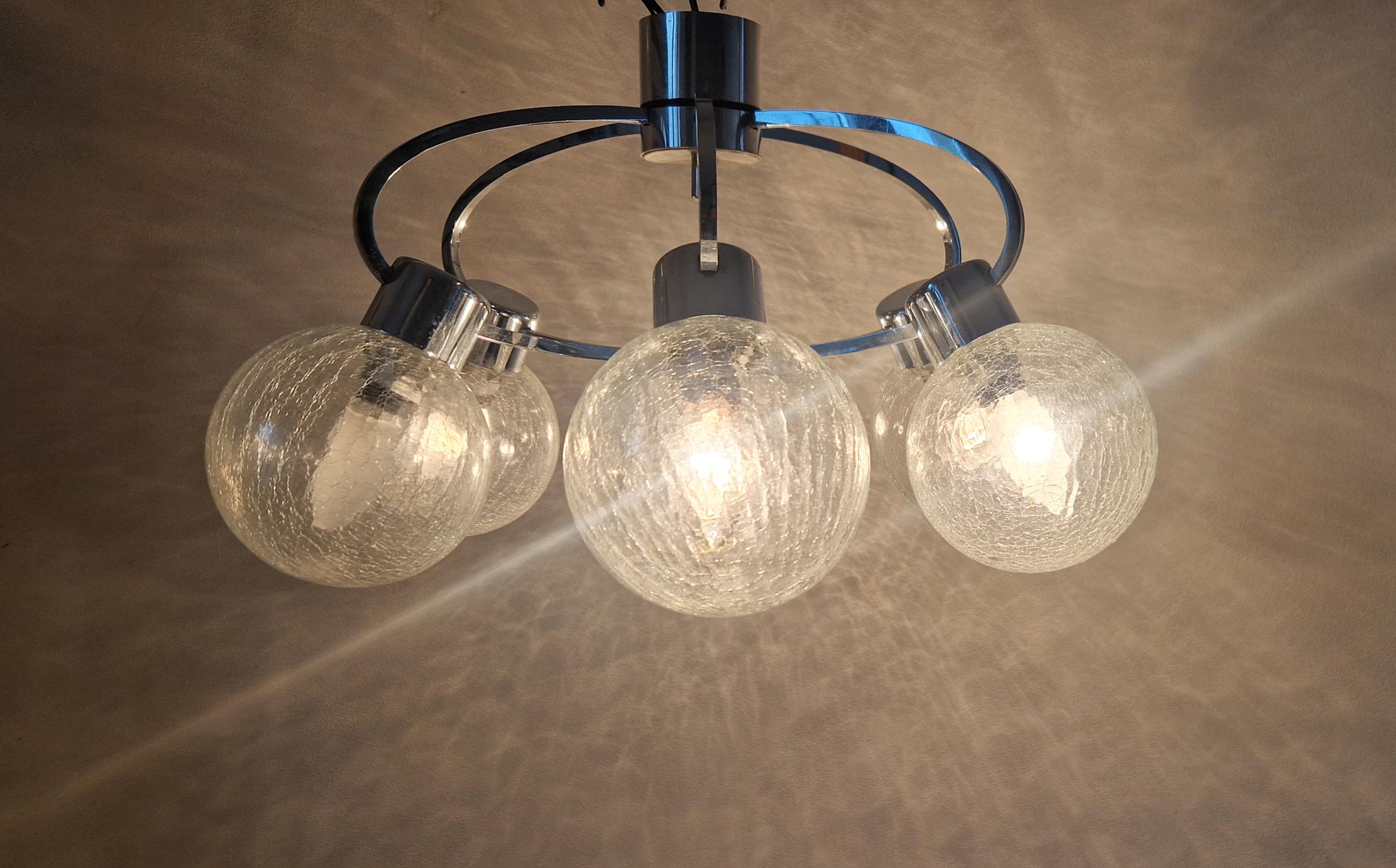 Mid-Century moderno Raro lampadario o fashhount del Midcentury Galaxy, Germania, anni '70 in vendita