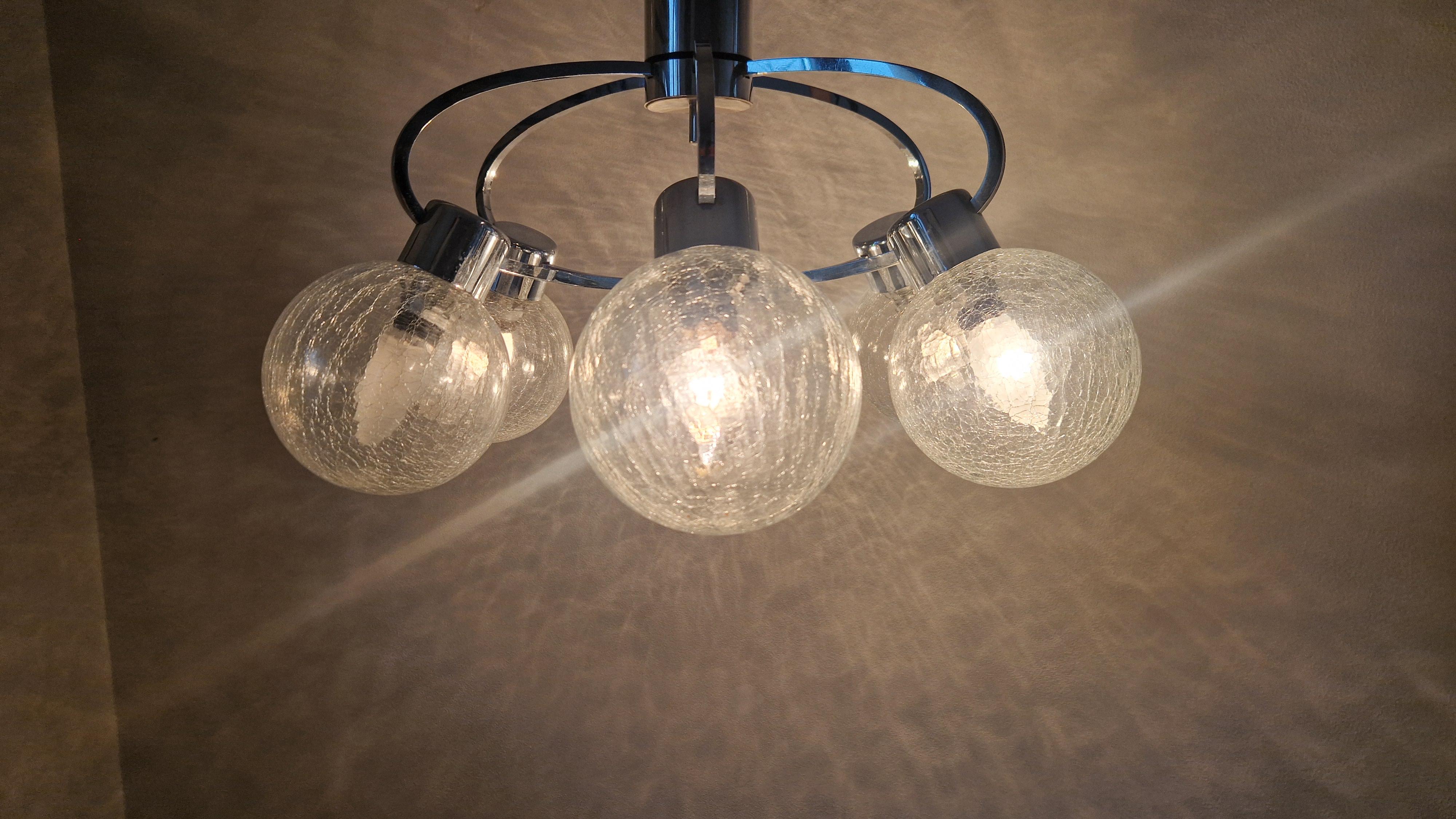 Raro lampadario o fashhount del Midcentury Galaxy, Germania, anni '70 in vendita 1