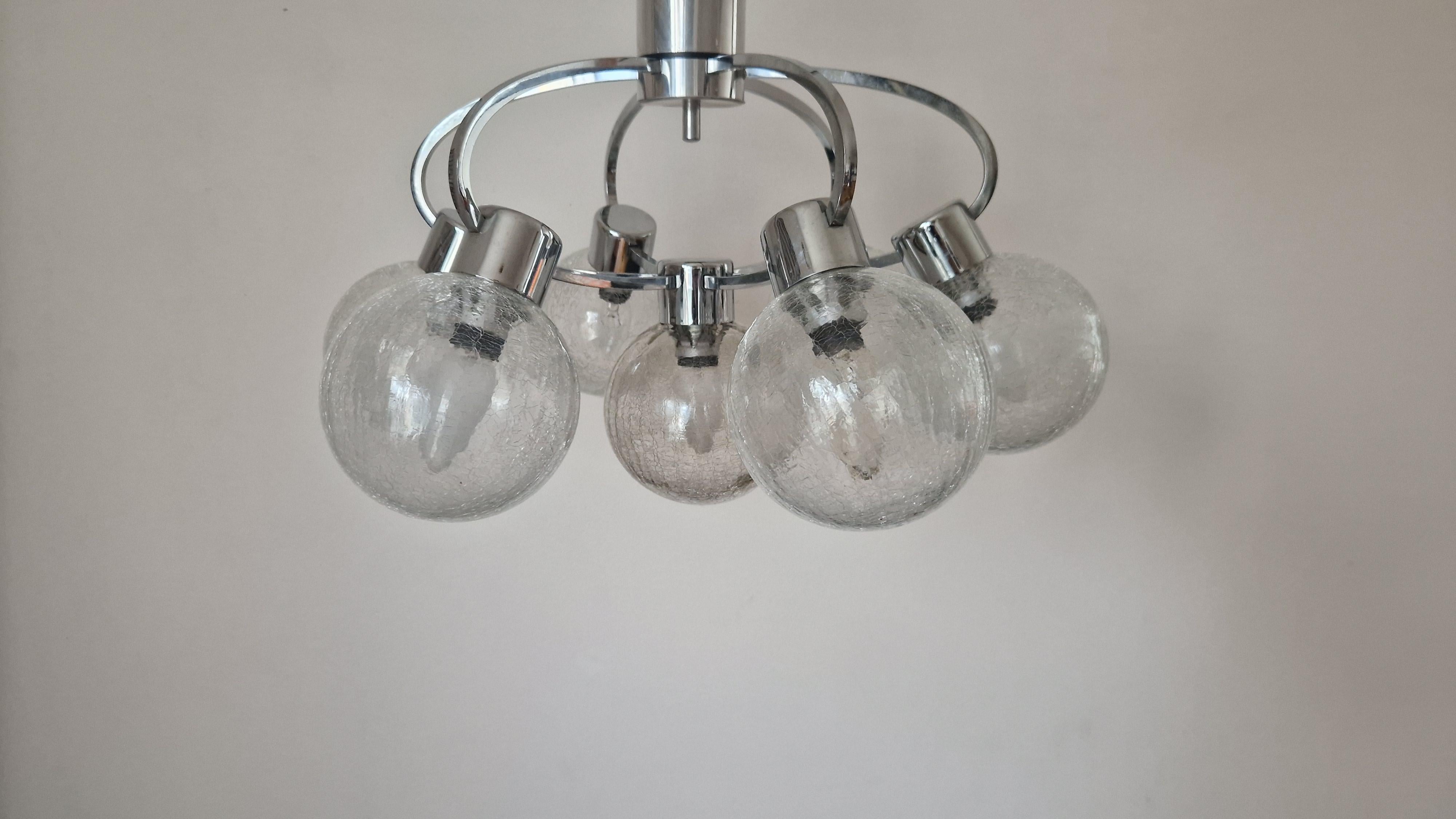 Raro lampadario o fashhount del Midcentury Galaxy, Germania, anni '70 in vendita 2
