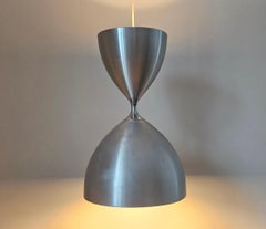 Rare Midcentury Large Pendant VEGA, Jo Hammerborg, Fog & Mørup, Denmark, 1960s