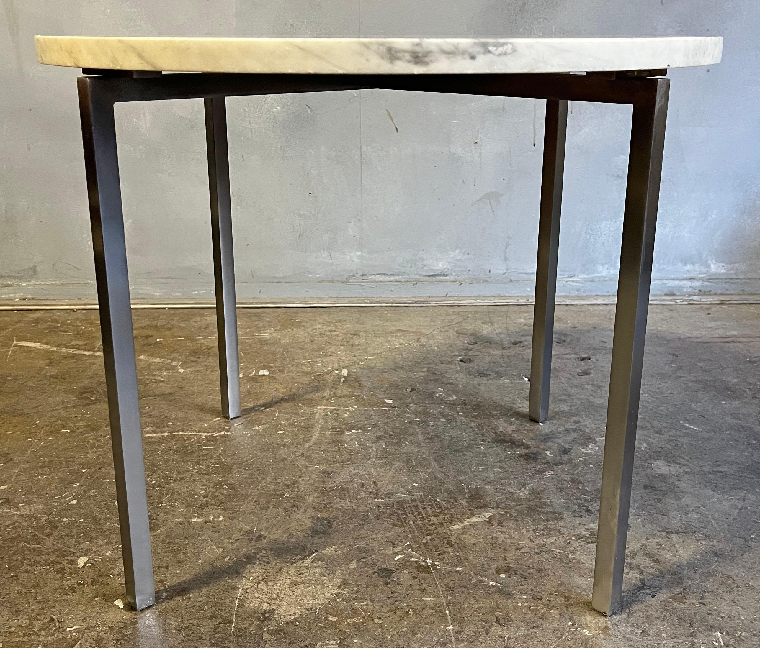 American Rare Midcentury Marble Table Florence Knoll For Sale