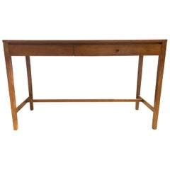 Rare Midcentury Paul McCobb #2662 Single Drawer Desk Walnut Finish rosewood Pull