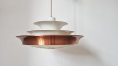 Rare pendentif du milieu du siècle dans le style de Louis Poulsen, Danemark, années 1970