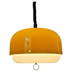 Suspension Meblo rare du milieu du siècle, Harvey Guzzini, « Space Age », Italie, années 1970