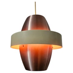 Lámpara colgante SATURN de mediados de siglo, estilo «Space Age», Dinamarca, década de 1970