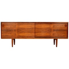 Rare Midcentury Rosewood Credenza by N.O. Moller M 20 for J.L. Mollers, Denmark