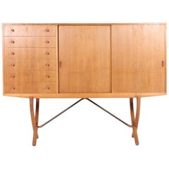 Rare Midcentury Sideboard in Oak Model CH-304 by Hans Wegner, 1950s