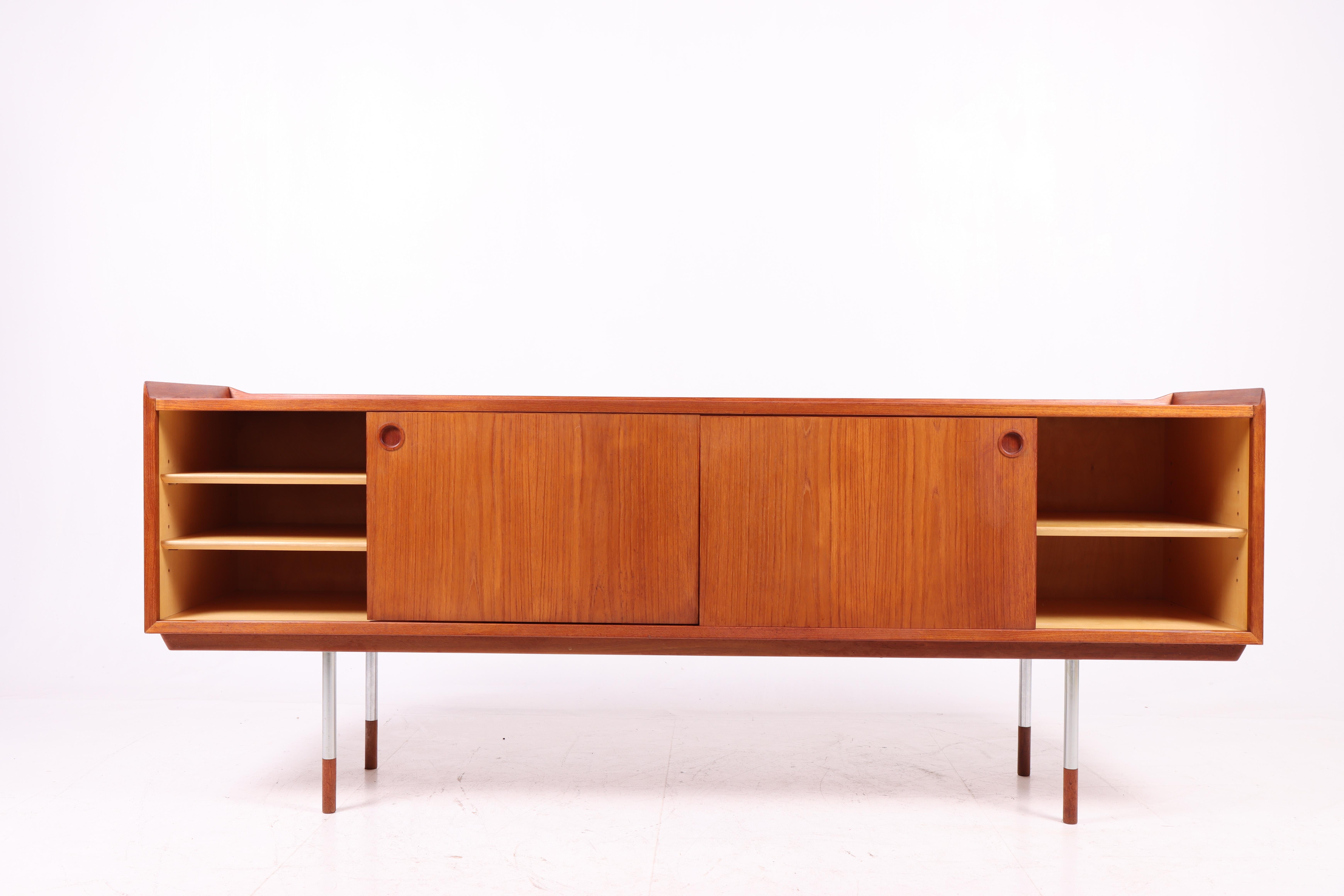 Scandinavian Modern Rare Midcentury Sideboard in Teak by Skovby, 1960s For Sale