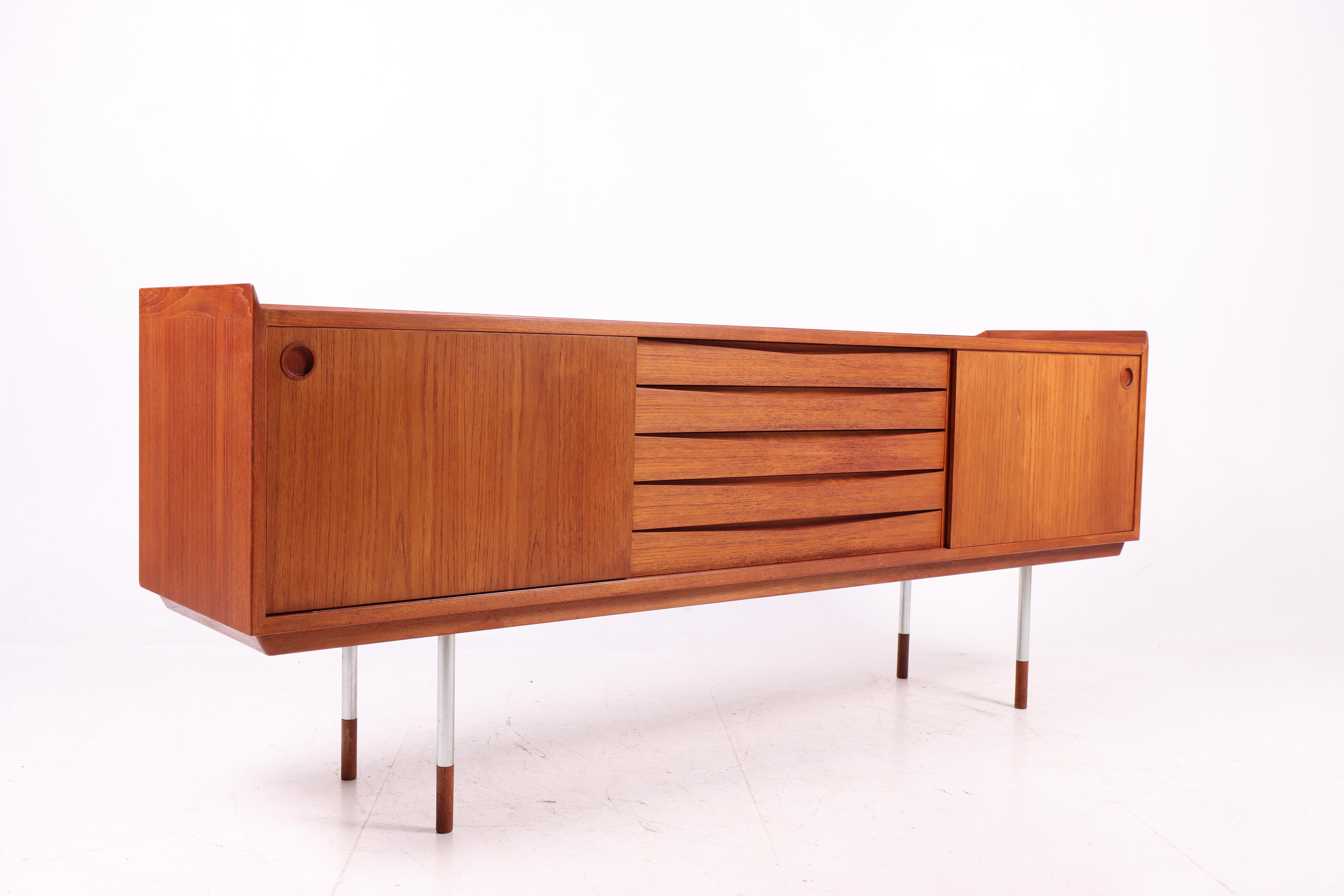 Danish Rare Midcentury Sideboard in Teak by Skovby, 1960s For Sale