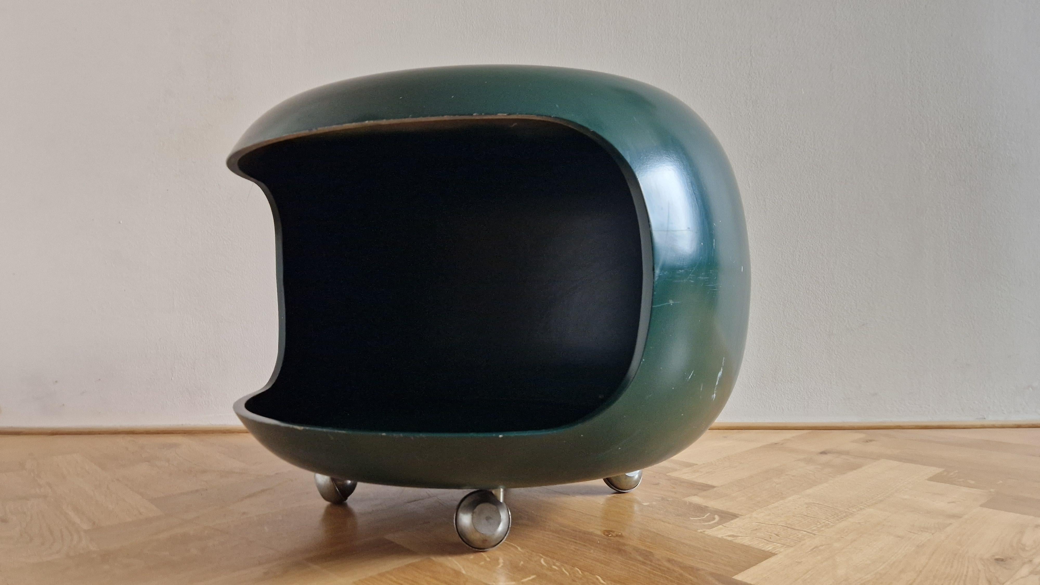 Rare table d'appoint de style ère spatiale du milieu du siècle dernier, Ernst Moeckl, Allemagne, 1970 Bon état - En vente à Praha, CZ