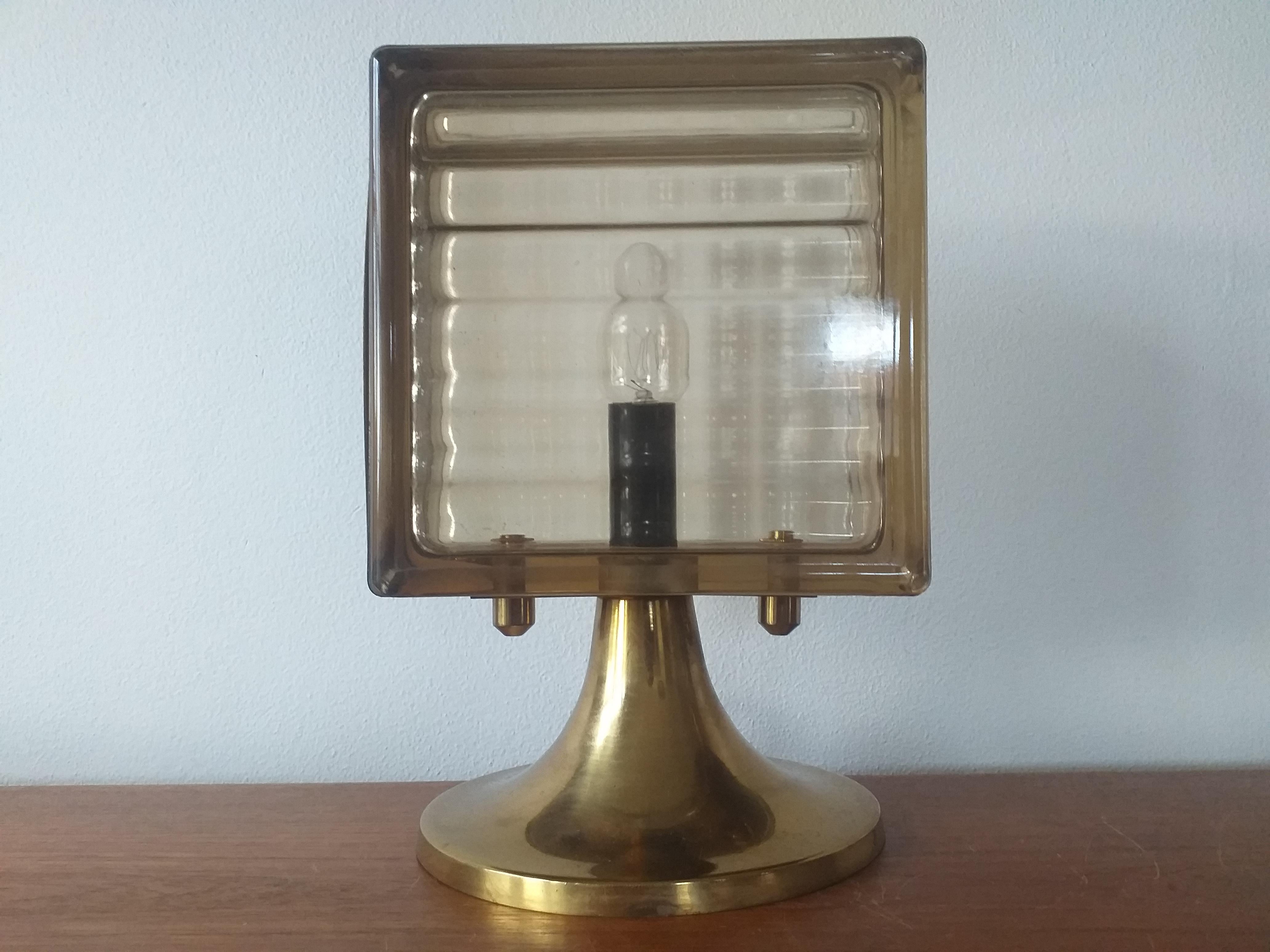 Rare Midcentury Table Lamp, 1960s In Good Condition For Sale In Praha, CZ