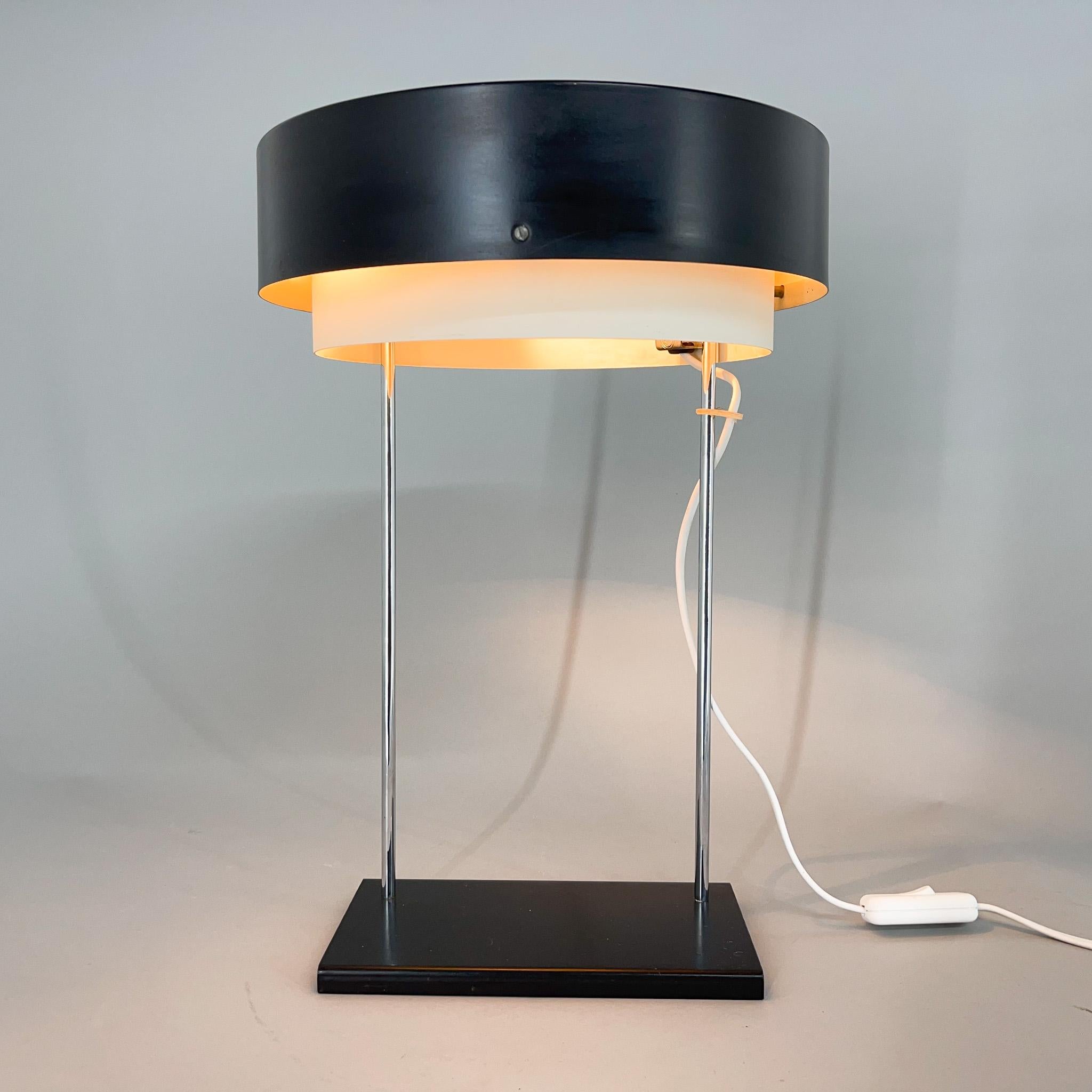 Rare Midcentury Table Lamp by Josef Hůrka for Napako, Marked For Sale 3