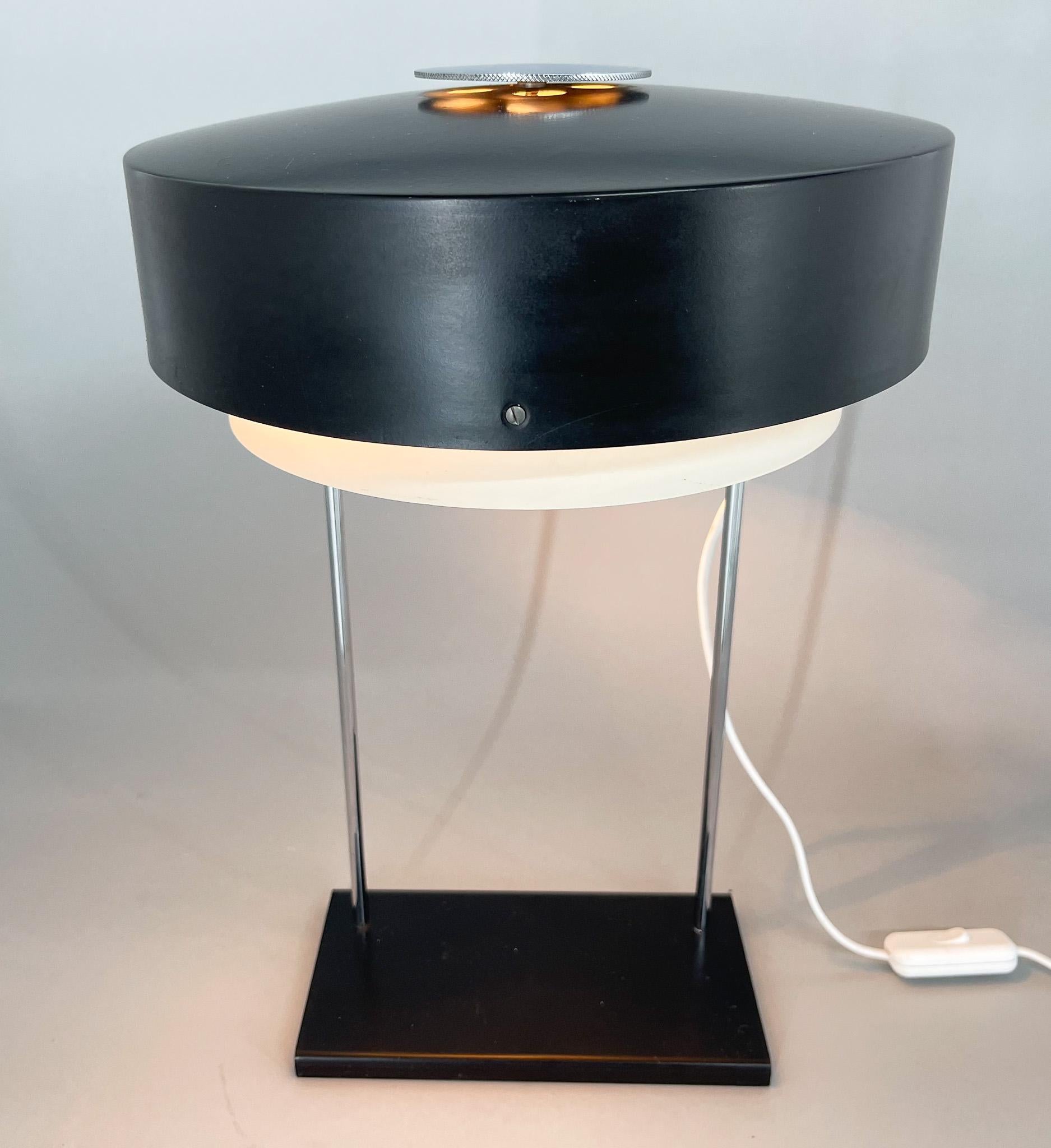 Rare Midcentury Table Lamp by Josef Hůrka for Napako, Marked For Sale 4