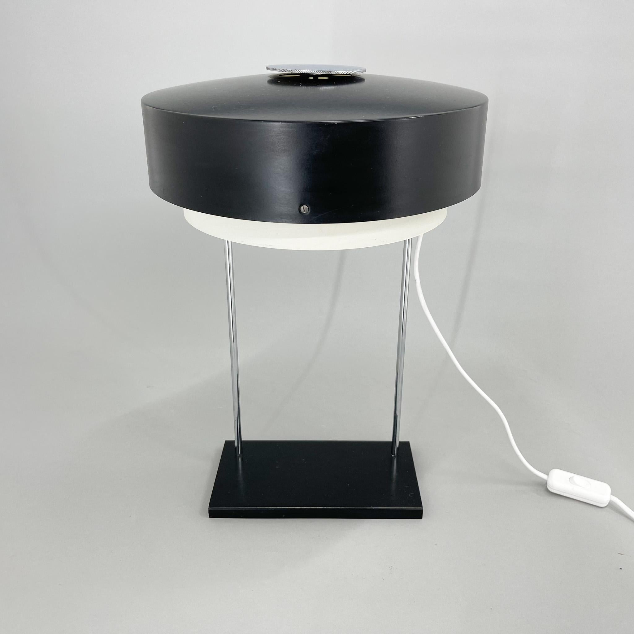 Rare Midcentury Table Lamp by Josef Hůrka for Napako, Marked For Sale 1