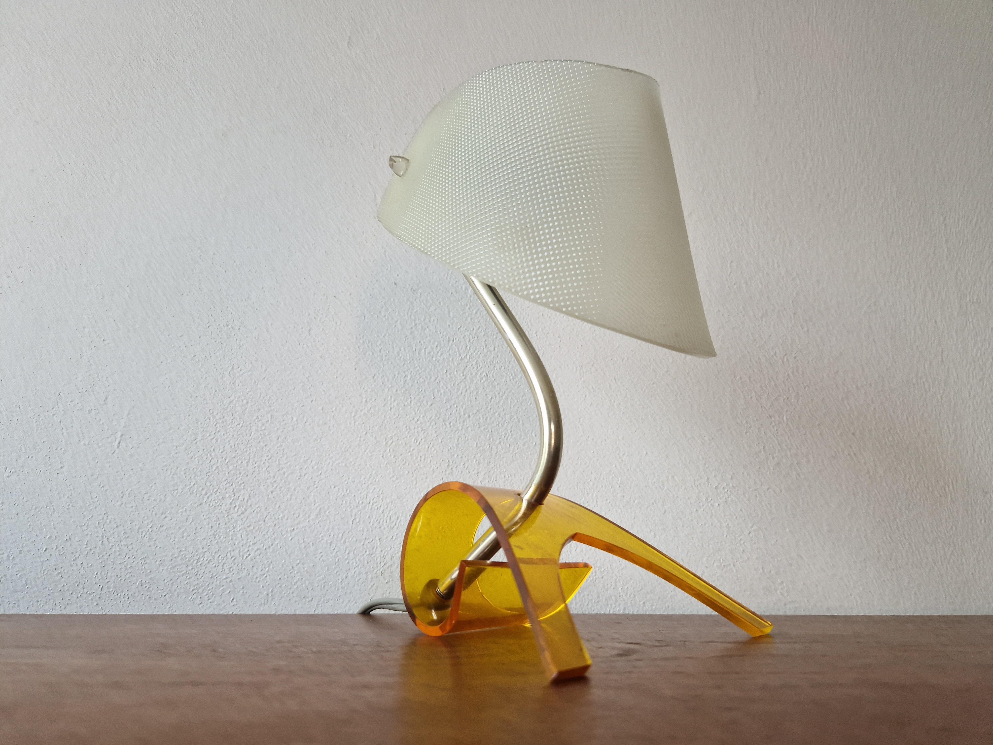 Seltene Mid-Century-Tischlampe entworfen von Apolinary Galecki, Deutschland, 1960er Jahre im Zustand „Gut“ im Angebot in Praha, CZ