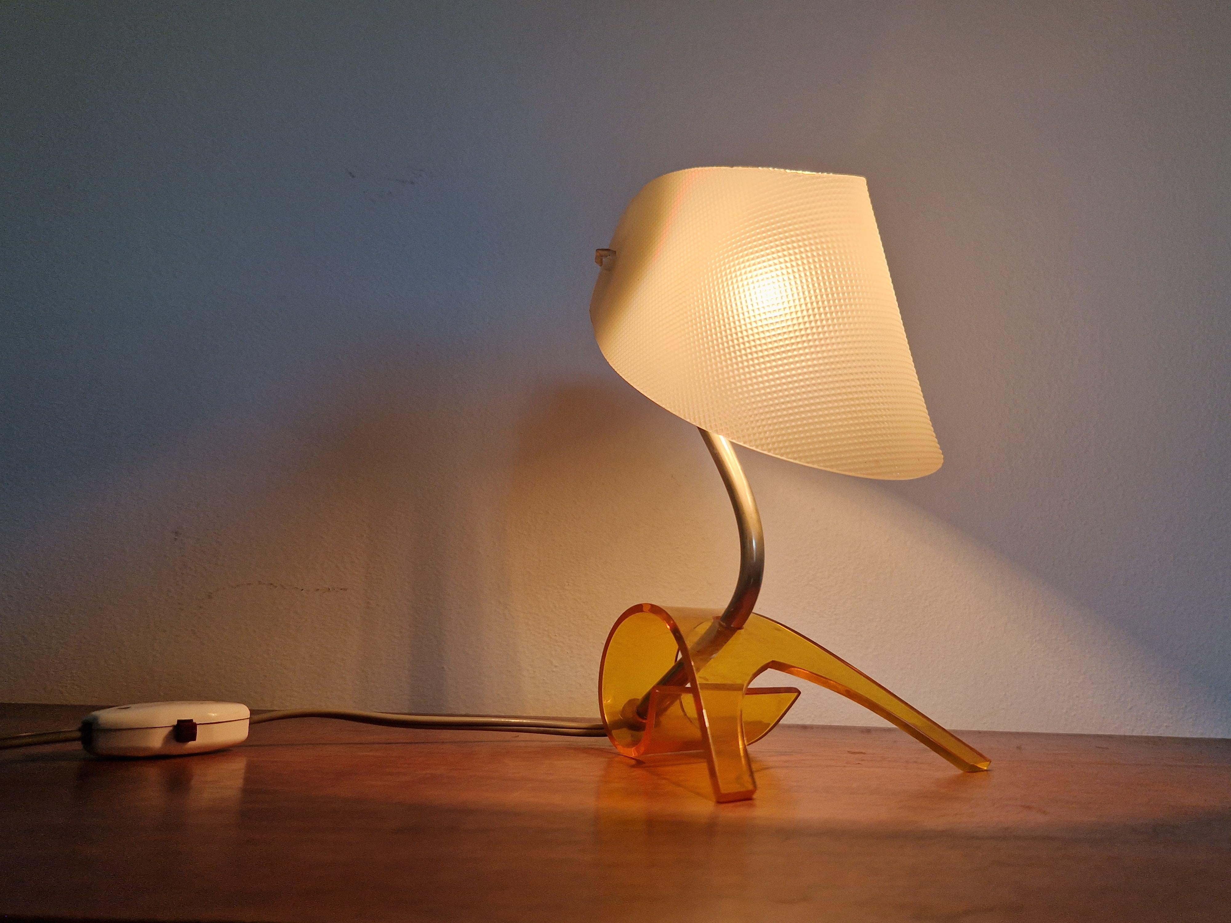 Seltene Mid-Century-Tischlampe entworfen von Apolinary Galecki, Deutschland, 1960er Jahre im Angebot 3