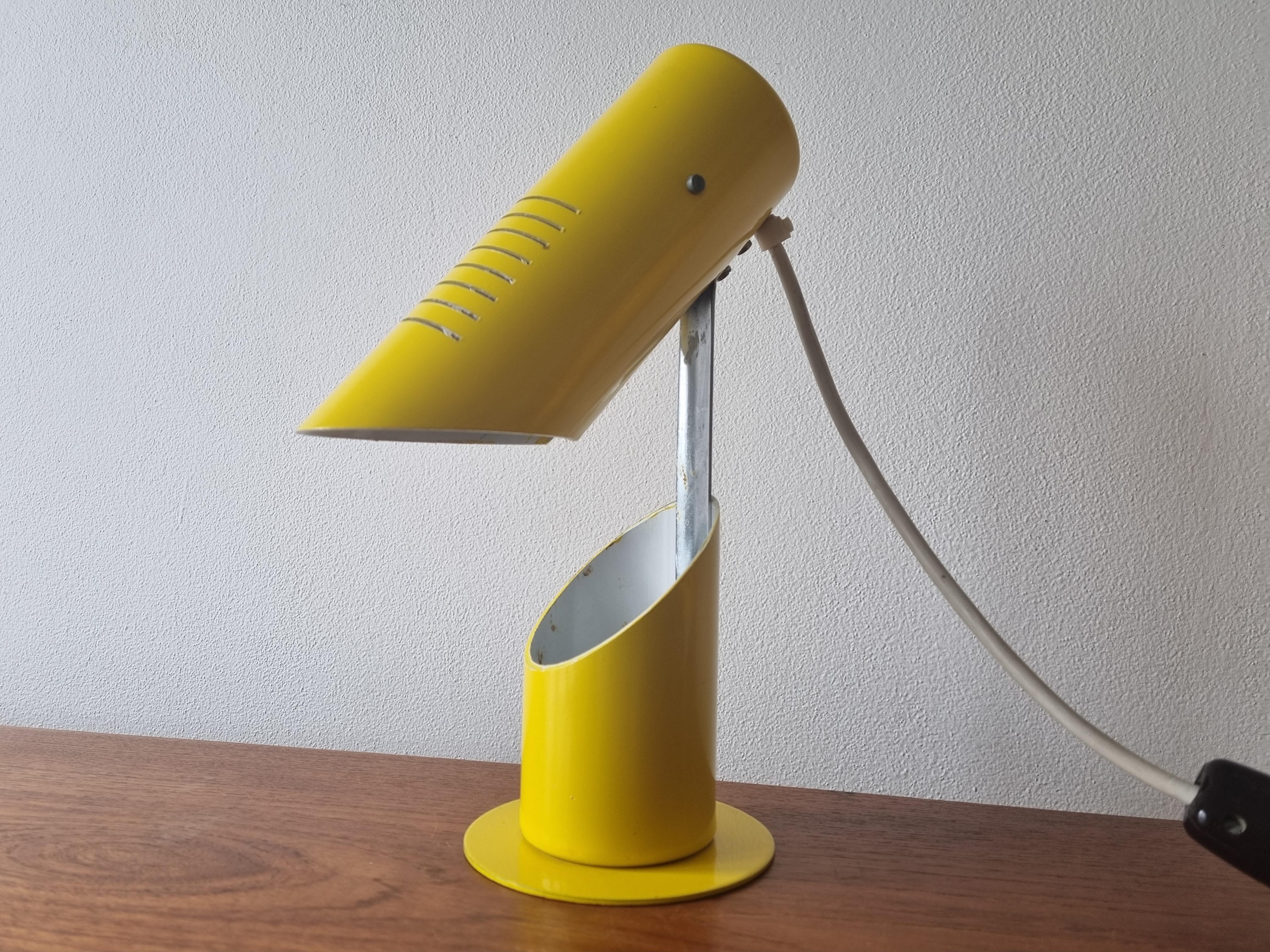 Rare Midcentury Table Lamp, Space Age, Italy, 1970s For Sale 1