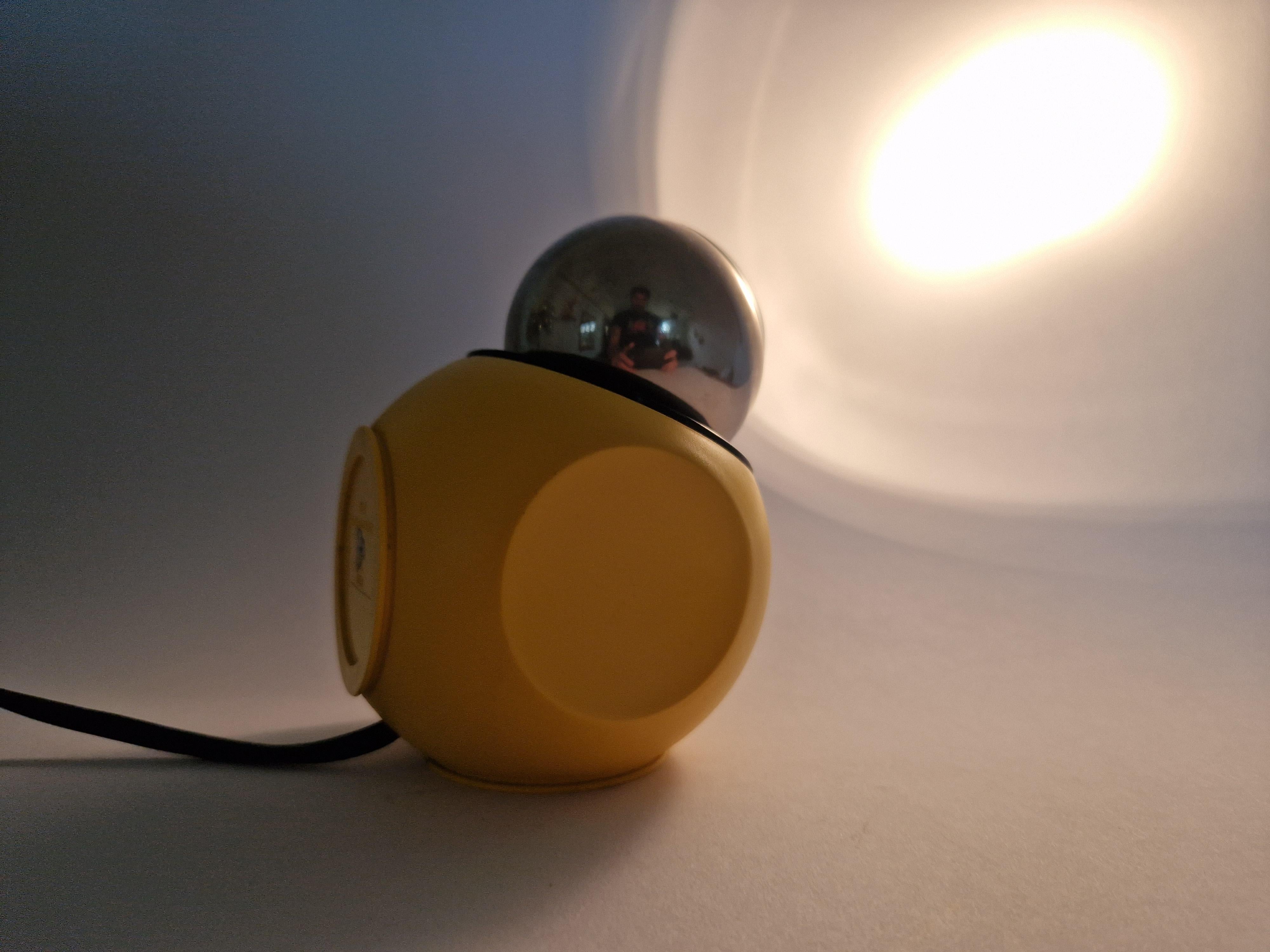 Rare Midcentury Table Magnetic Halogen Lamp AKA, Space Age, Germany, 1970s For Sale 5