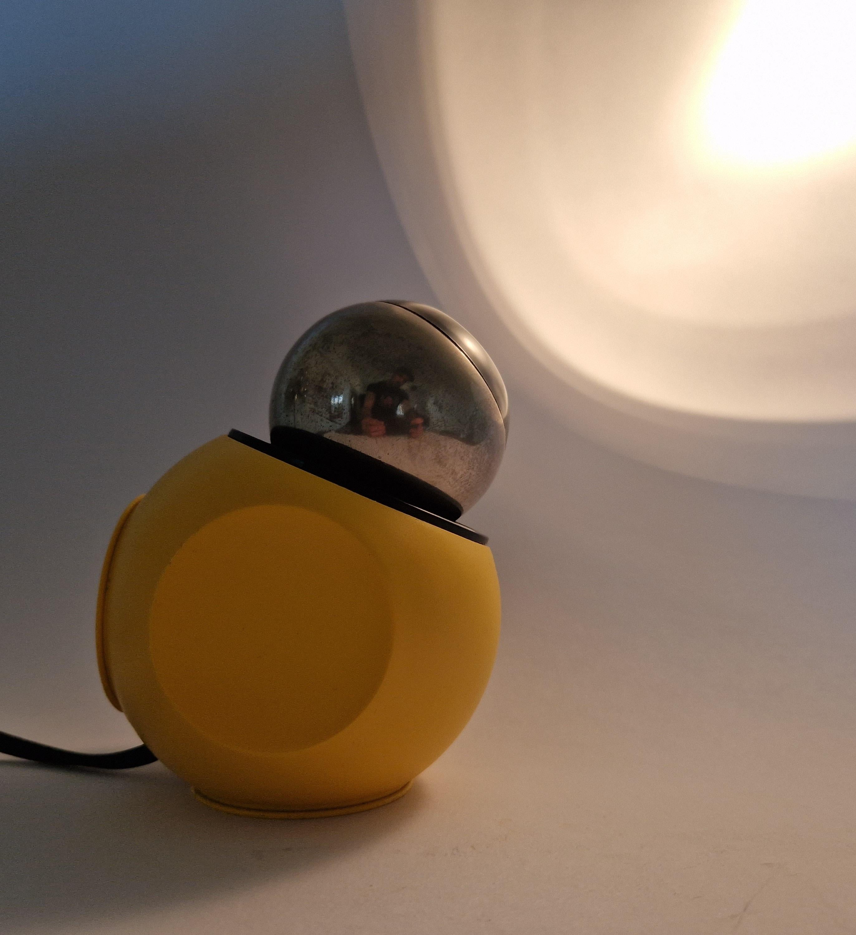 Rare Midcentury Table Magnetic Halogen Lamp AKA, Space Age, Germany, 1970s For Sale 6