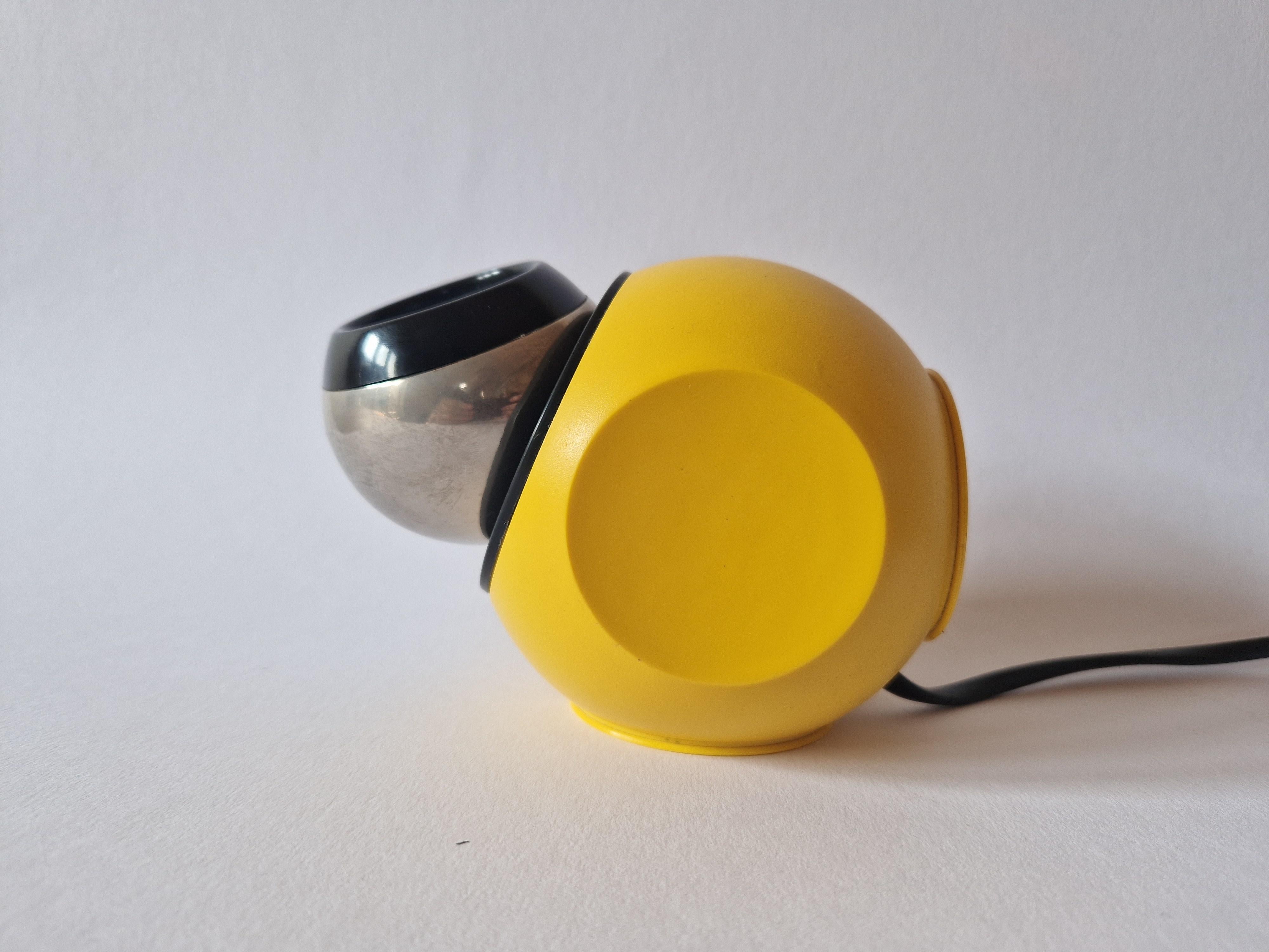 Late 20th Century Rare Midcentury Table Magnetic Halogen Lamp AKA, Space Age, Germany, 1970s For Sale
