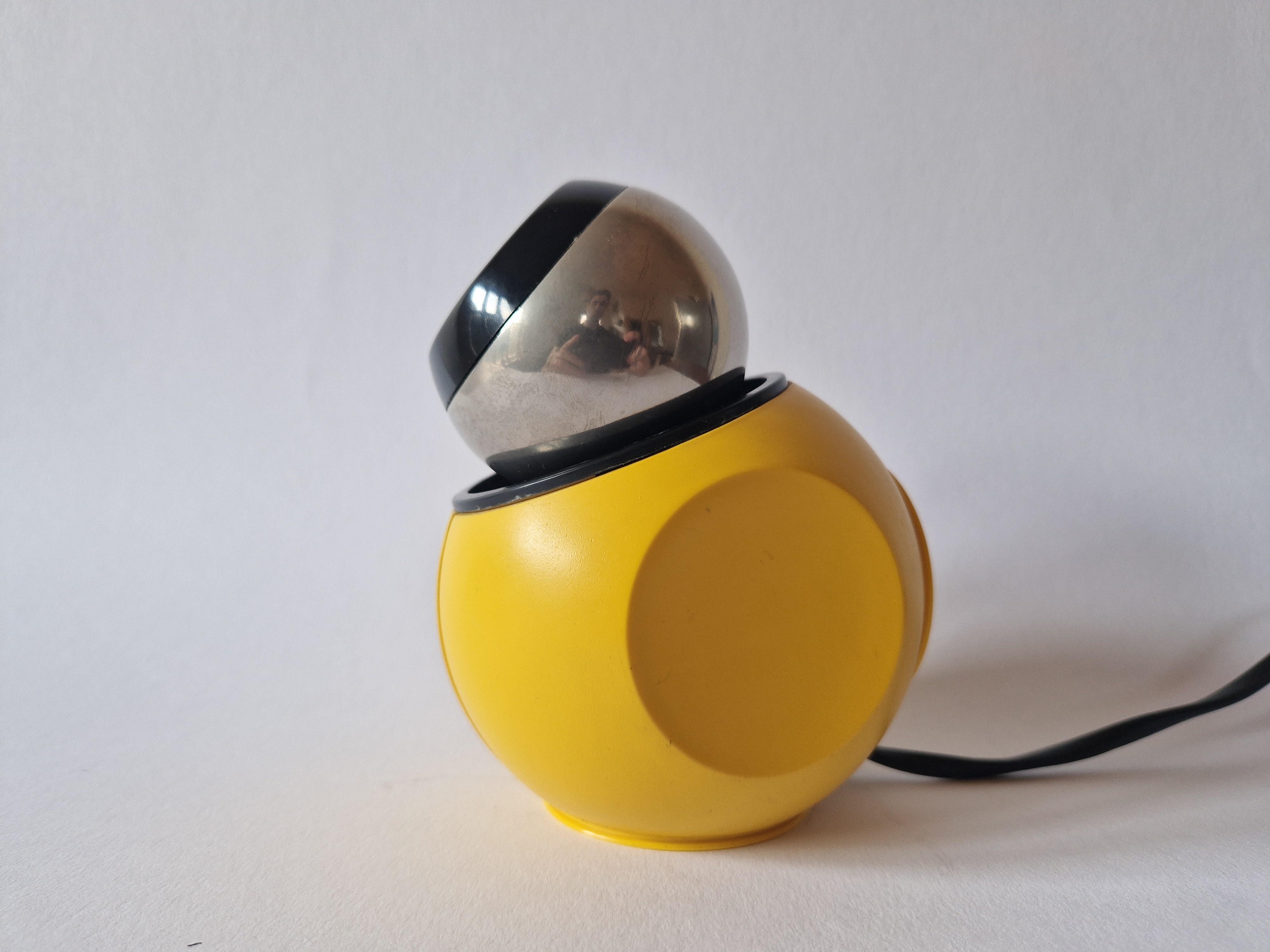 Rare Midcentury Table Magnetic Halogen Lamp AKA, Space Age, Germany, 1970s For Sale 1