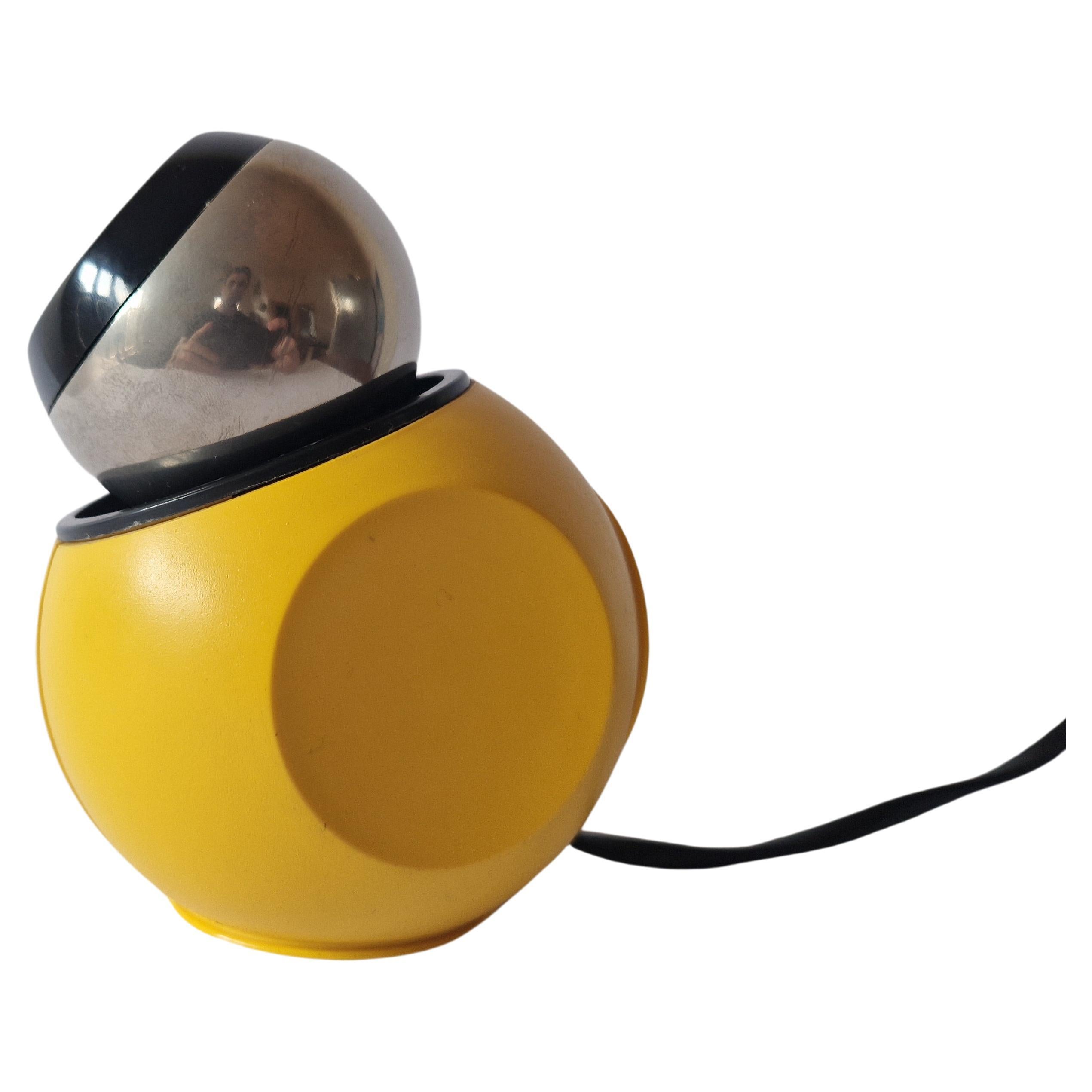 Rare Midcentury Table Magnetic Halogen Lamp AKA, Space Age, Germany, 1970s For Sale