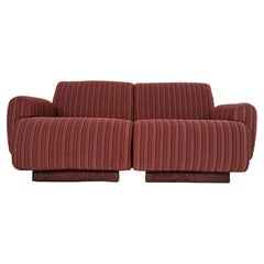 Vintage Rare Midcentury Two-Seat Sofa, Italy, 1970s