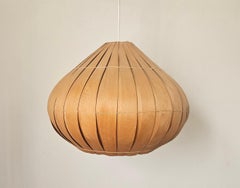 Rare Midcentury Veneer Pendant in style of Hans-Agne Jakobsson, Denmark, 1960s