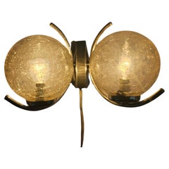 Rare Midcentury Wall Lamp in style of Gaetano Sciolari, Italy, 1970s