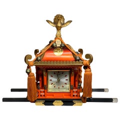 Vintage Rare Mikoshi Palanquin Citizen Clock