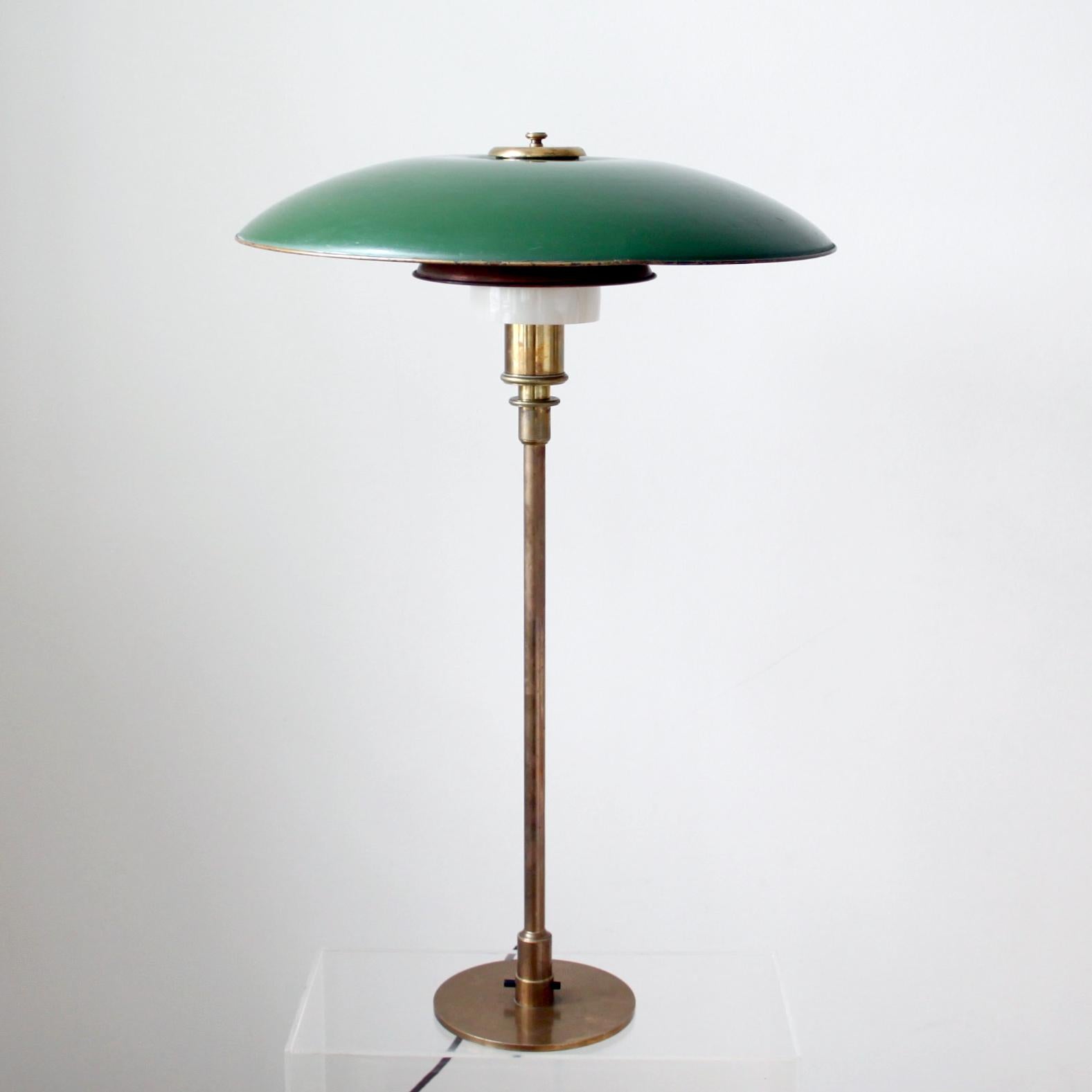 Rare ´Millionaire´ Poul Henningsen Table Lamp, Denmark 1930s In Good Condition For Sale In Copenhagen, DK