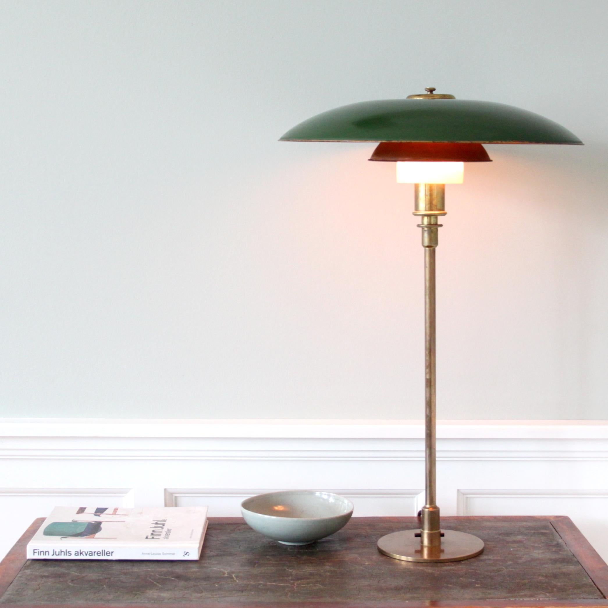 20th Century Rare ´Millionaire´ Poul Henningsen Table Lamp, Denmark 1930s For Sale