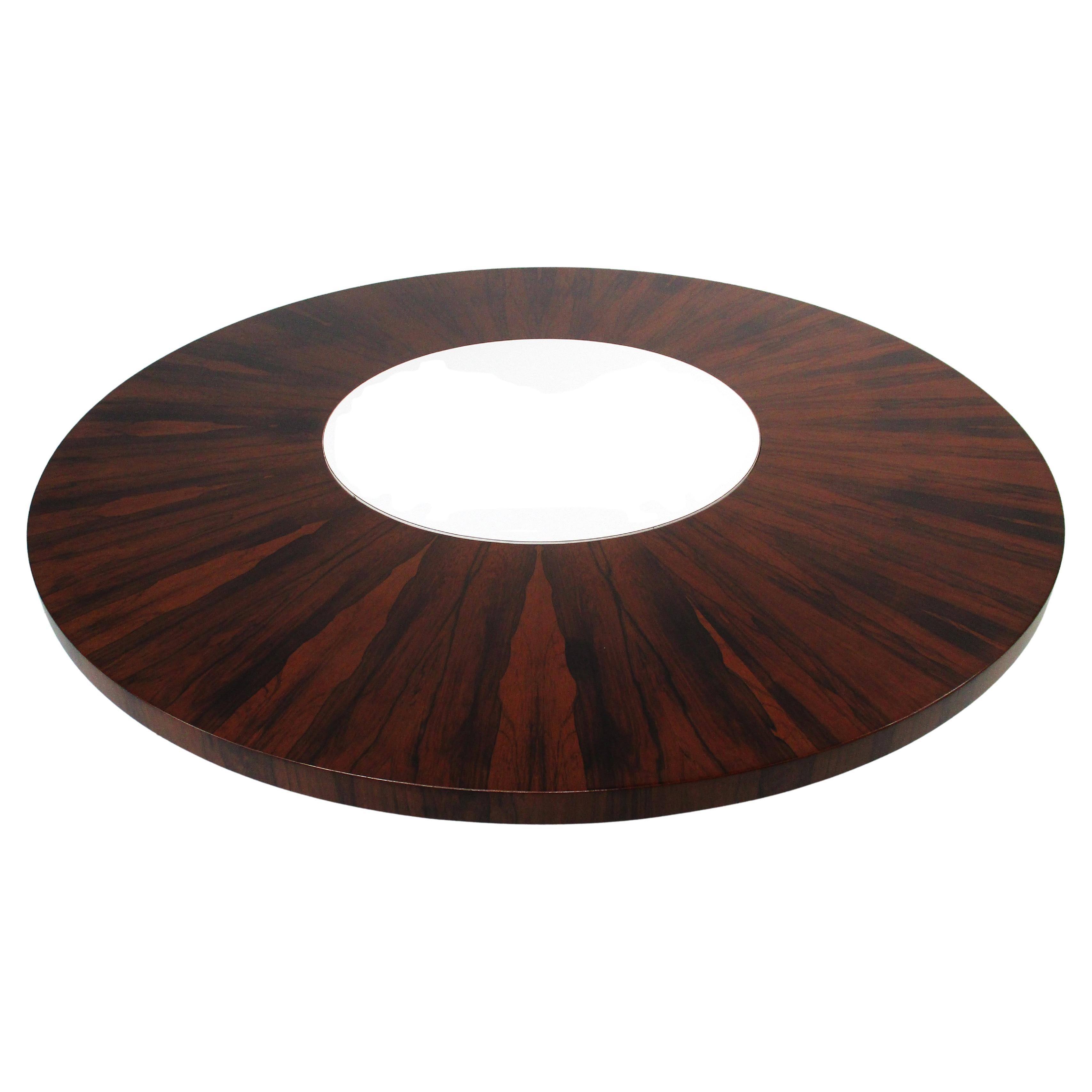 Américain Rare table basse tournante en palissandre de Milo Baughman pour Thayer Coggin en vente