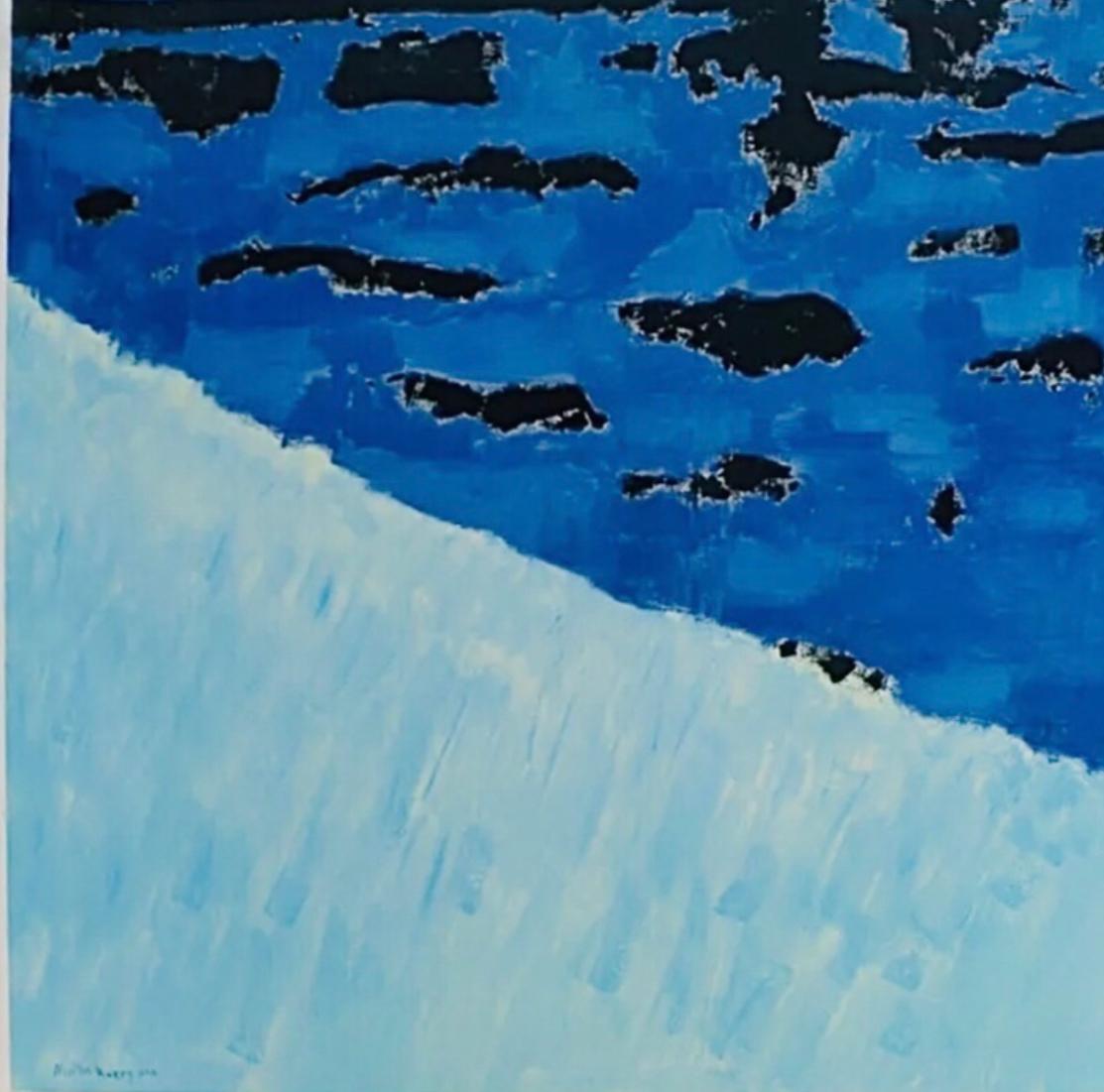 Estremamente raro, 1988 Milton Avery, Museum of Modern Art, New York, poster litografico della mostra del dipinto dell'artista del 1958, 