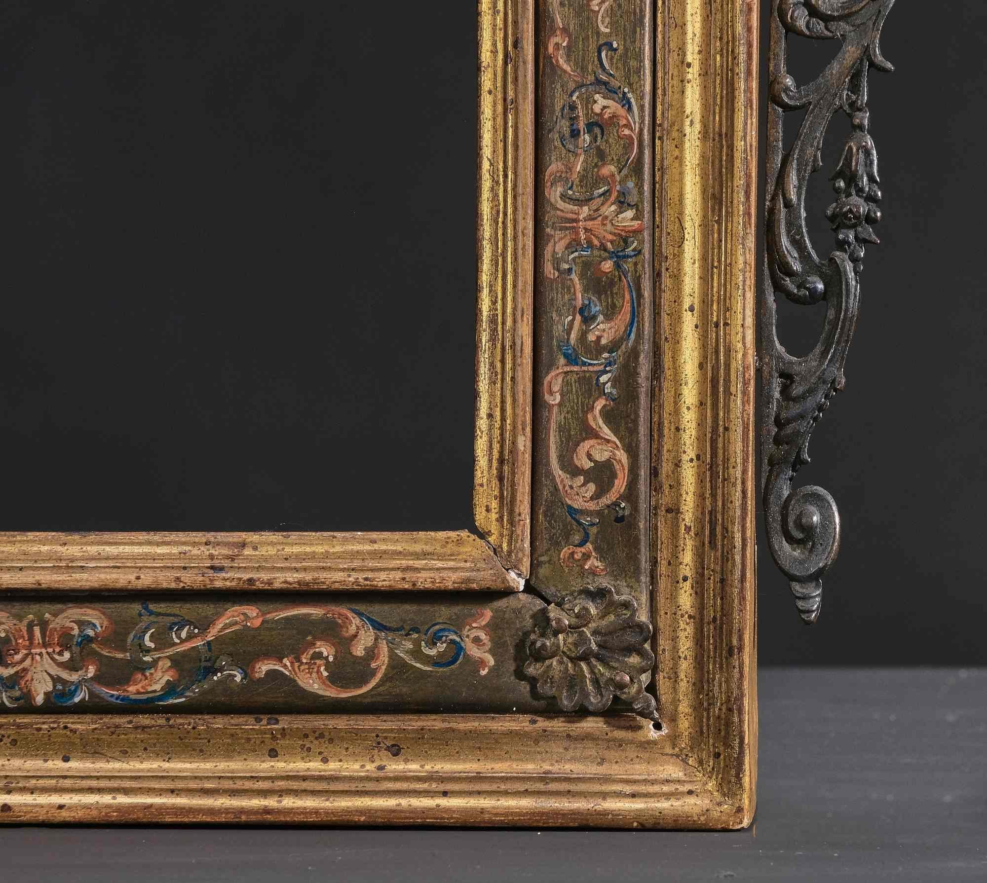 Italian Rare Miniature Frame, Rome 17th Century For Sale