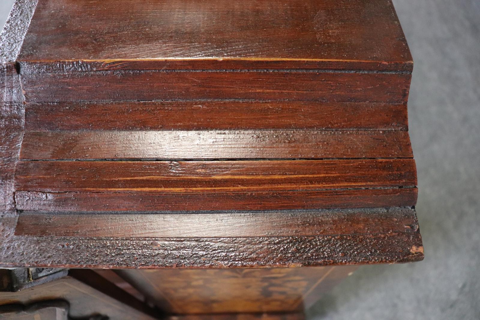 Rare boîte à échantillons ou à bijoux pour vendeur en marqueterie hollandaise miniature en vente 2