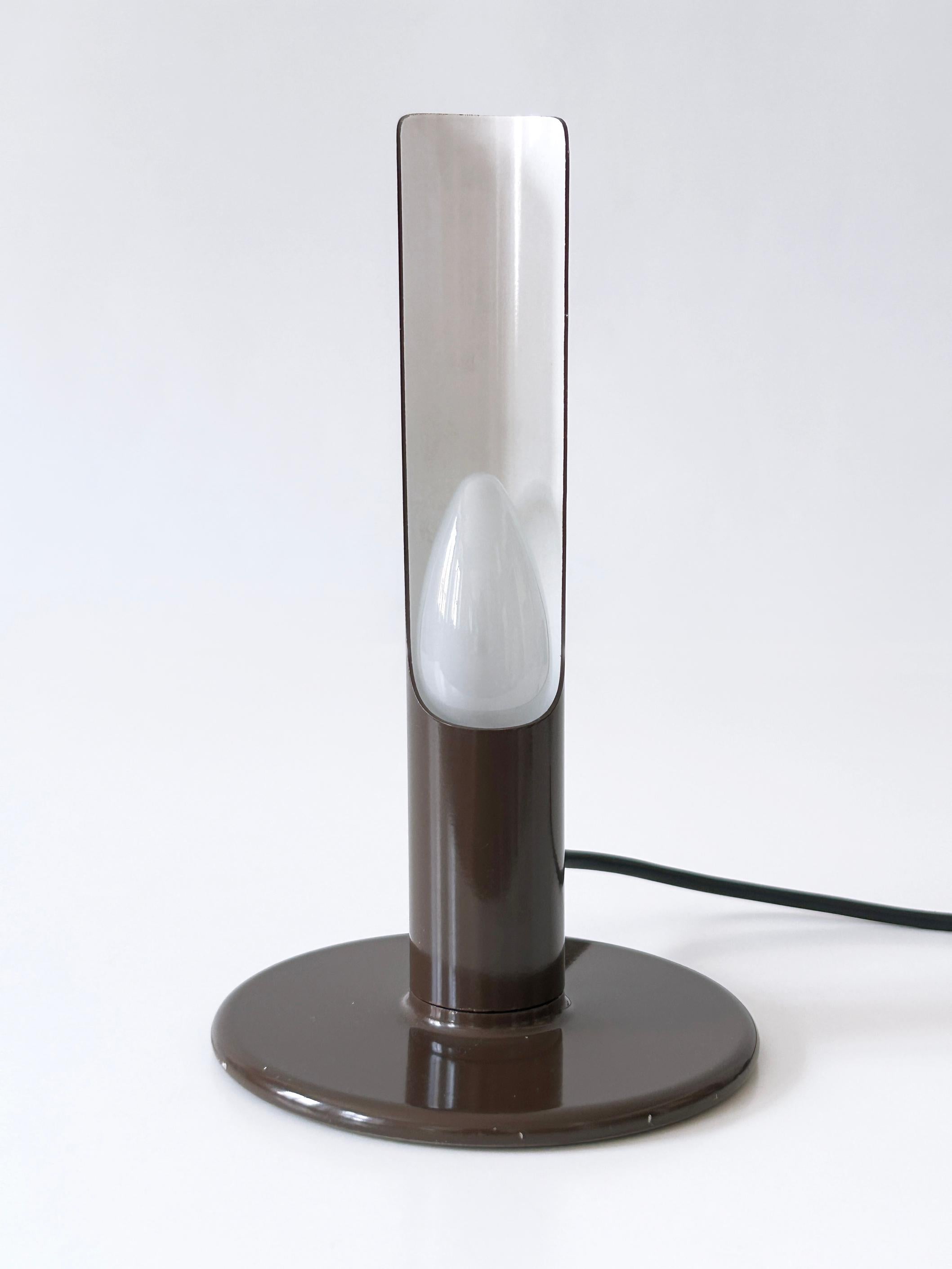 Enameled Rare & Minimalistic Mid-Century Table Lamp Prix by Ingo Maurer for Design M 1969 For Sale