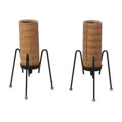 Rare lampade da tavolo minimaliste, Itsu, anni '60