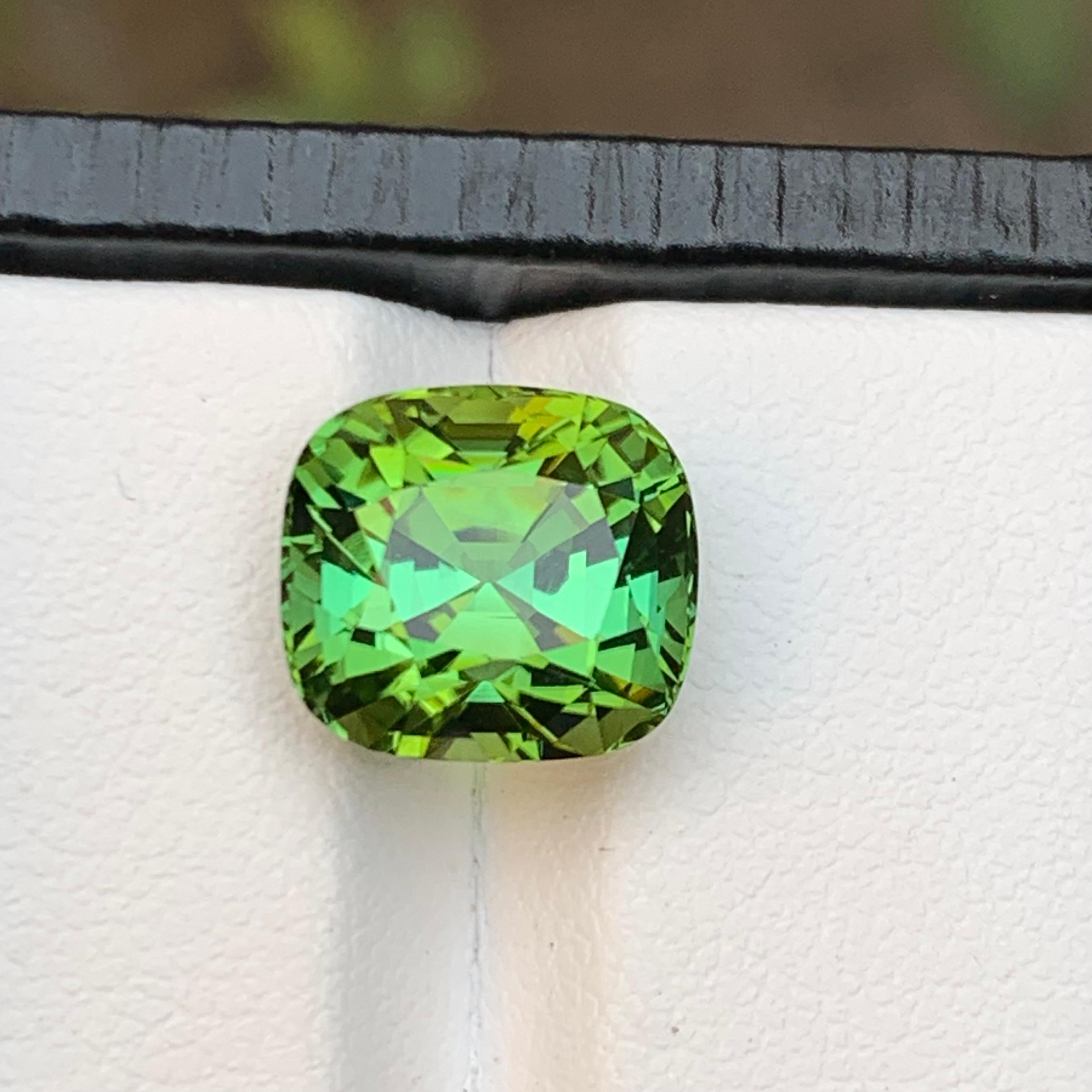 Captivating Mint Green Tourmaline Loose Gemstone - Ethically Sourced from Afghanistan

Gemstone Type: Tourmaline
Weight: 5.80 Carats
Dimensions: 9.44 x 10.36 x 8.63 mm
Color: Mint Green
Clarity: Eye Clean
Treatment: Untreated 
Origin: