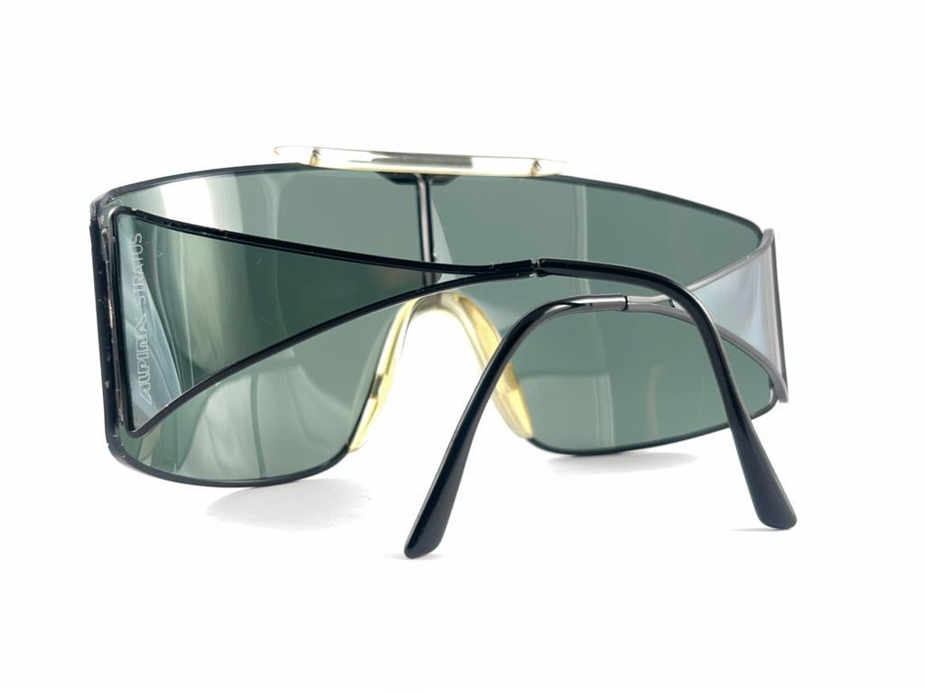 Rare Mint Vintage Alpina Stratos  Sunglasses 1980'S West Germany For Sale 6