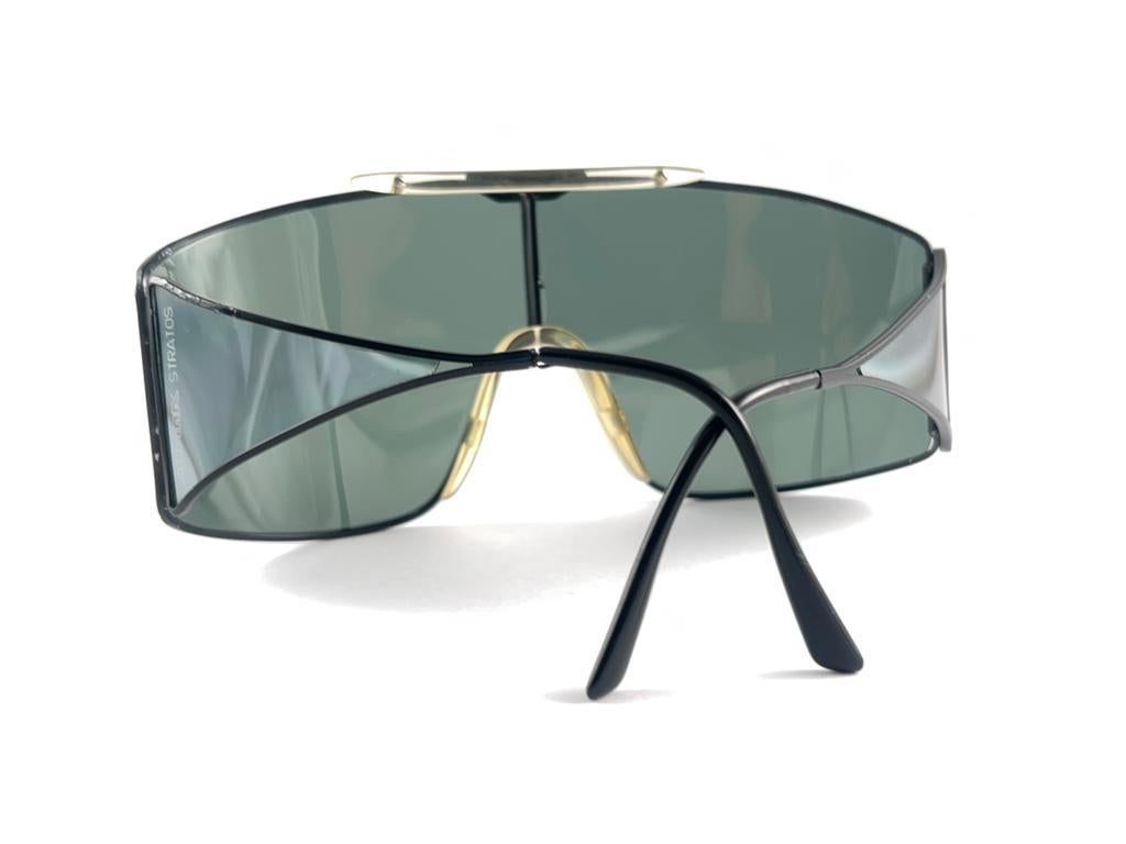 Rare Mint Vintage Alpina Stratos  Sunglasses 1980'S West Germany For Sale 9
