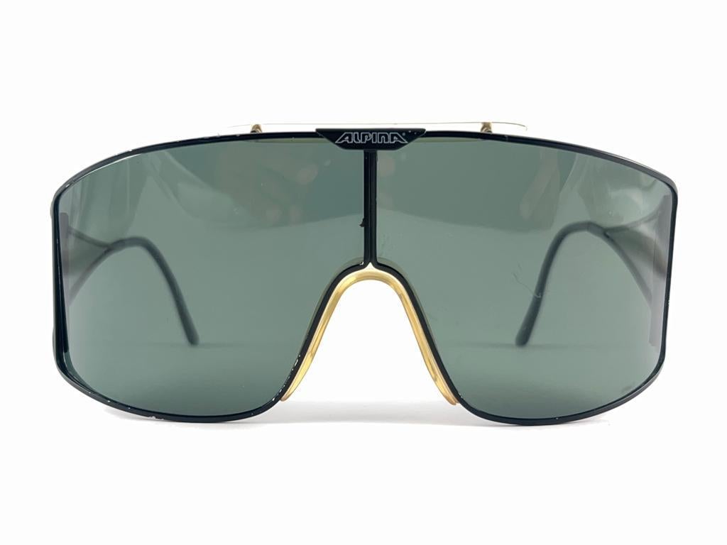 Rare Mint Vintage Alpina Stratos  Sunglasses 1980'S West Germany For Sale 10