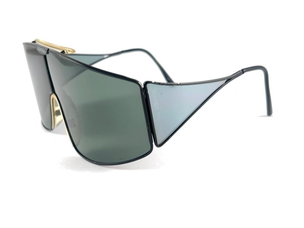 Gray Rare Mint Vintage Alpina Stratos  Sunglasses 1980'S West Germany For Sale