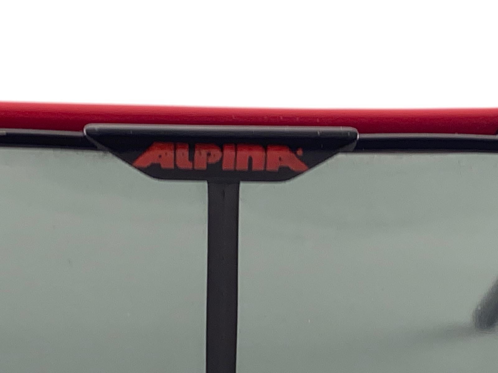 Seltener mintfarbener Vintage Alpina Stratos  Sonnenbrille 1980er Jahre Westdeutschland im Angebot 1